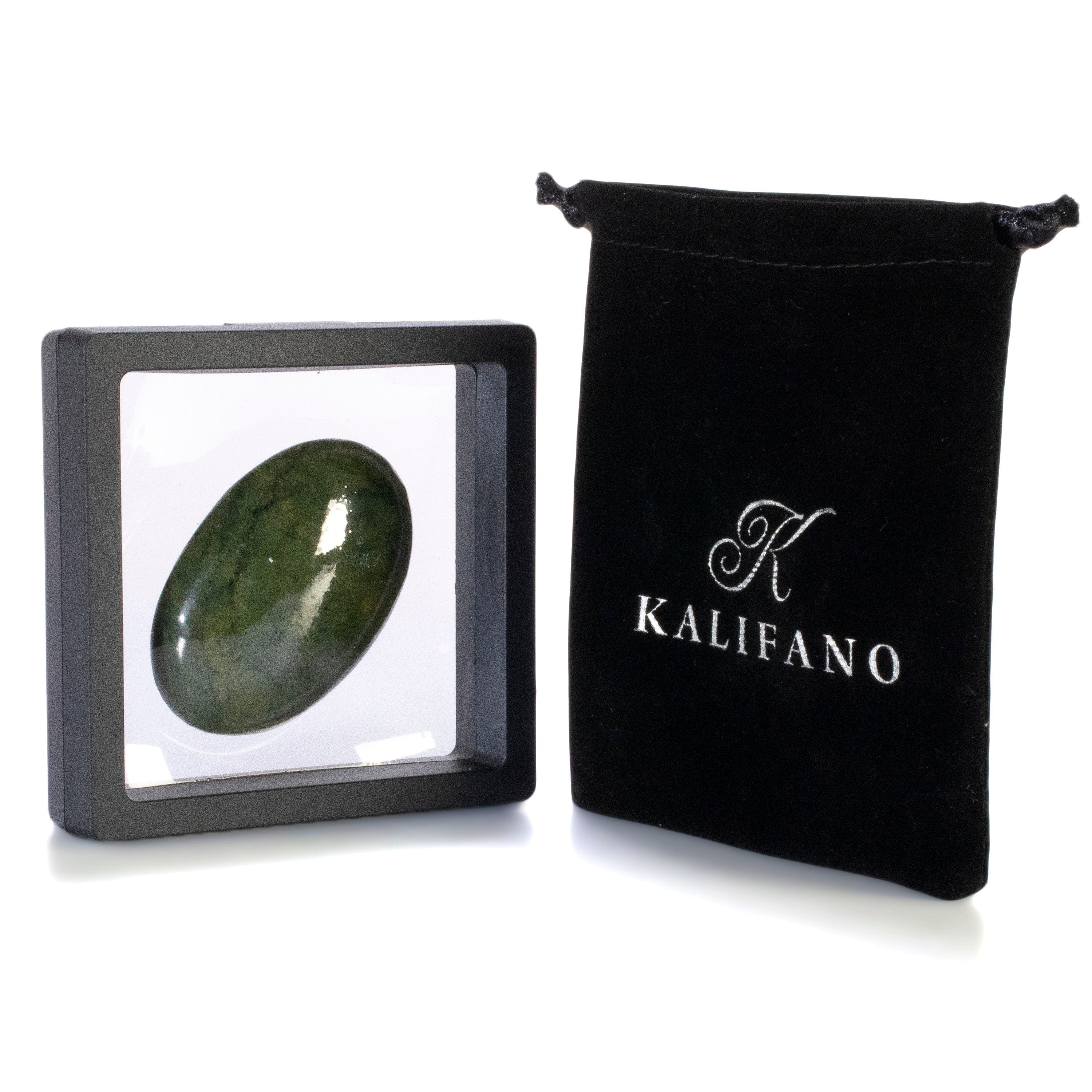 KALIFANO Afghan Jade Afghan Jade Palm Stone PS60-AJ