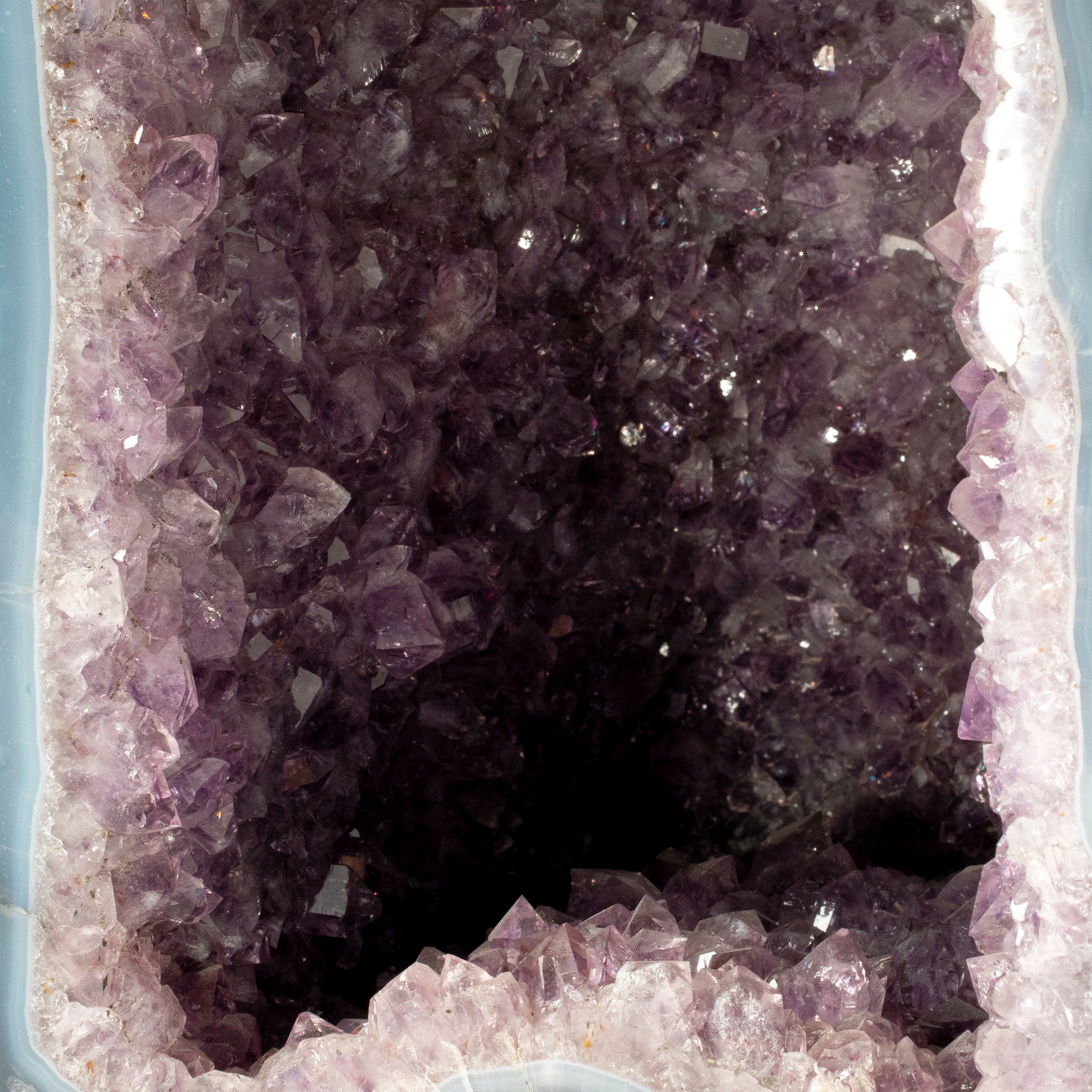 Kalifano Amethyst Amethyst Geode Cathedral from Brazil - 12" / 33 lbs BAG3800.004