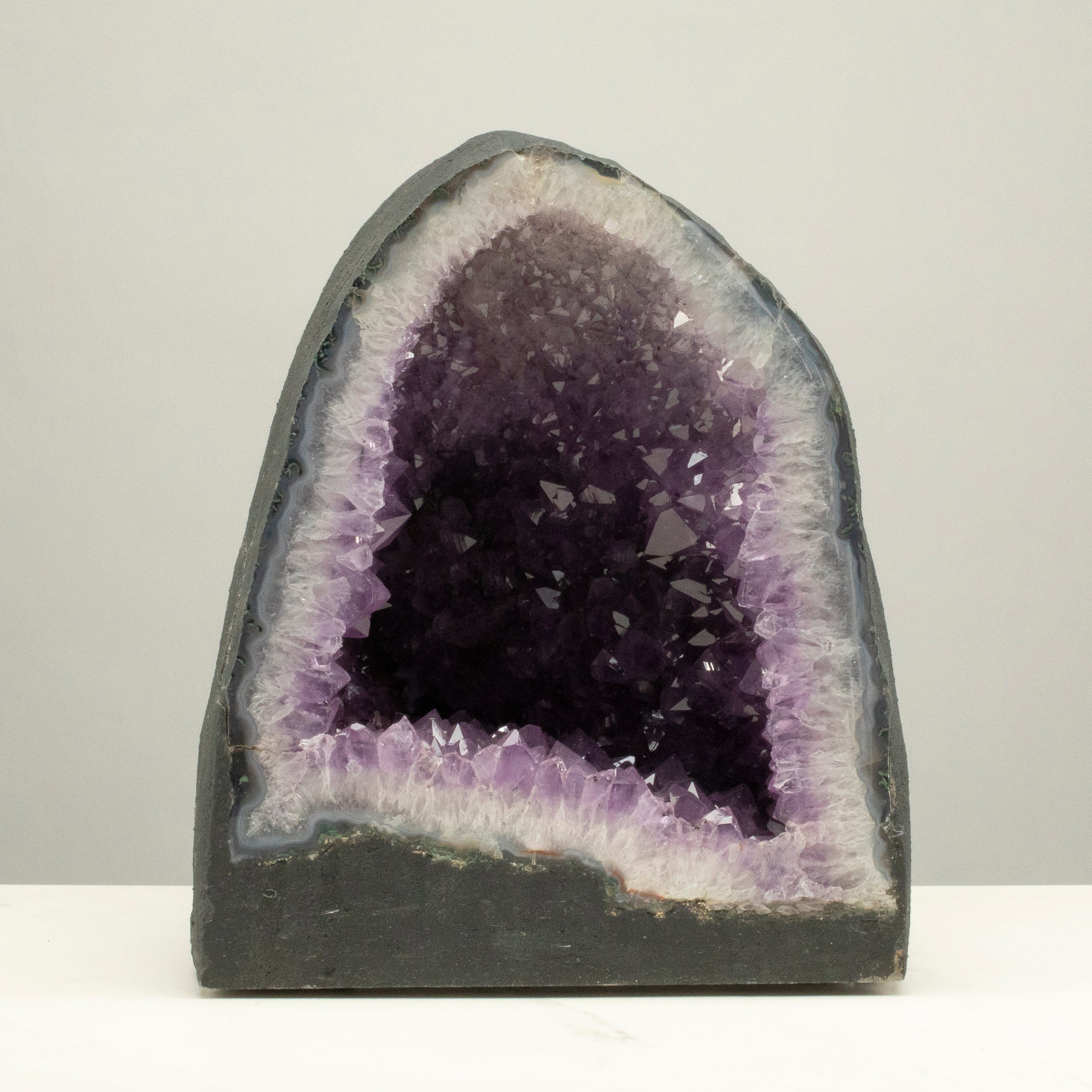 Kalifano Amethyst Amethyst Geode Cathedral from Brazil - 12" / 56 lbs BAG4400.009