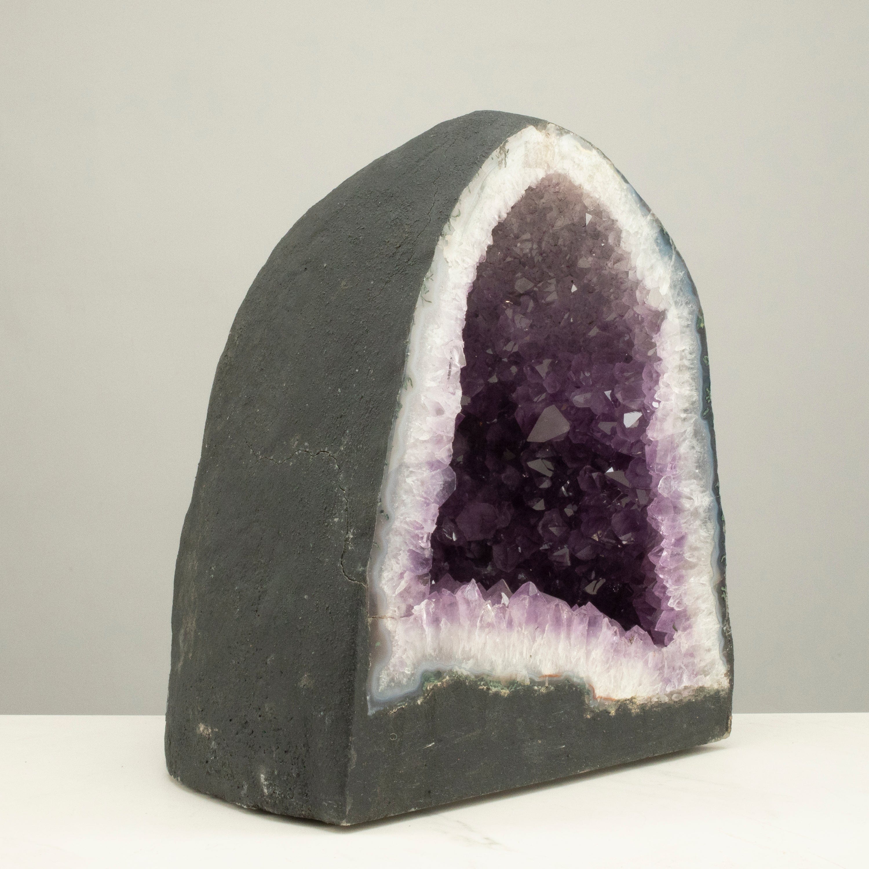 Kalifano Amethyst Amethyst Geode Cathedral from Brazil - 12" / 56 lbs BAG4400.009