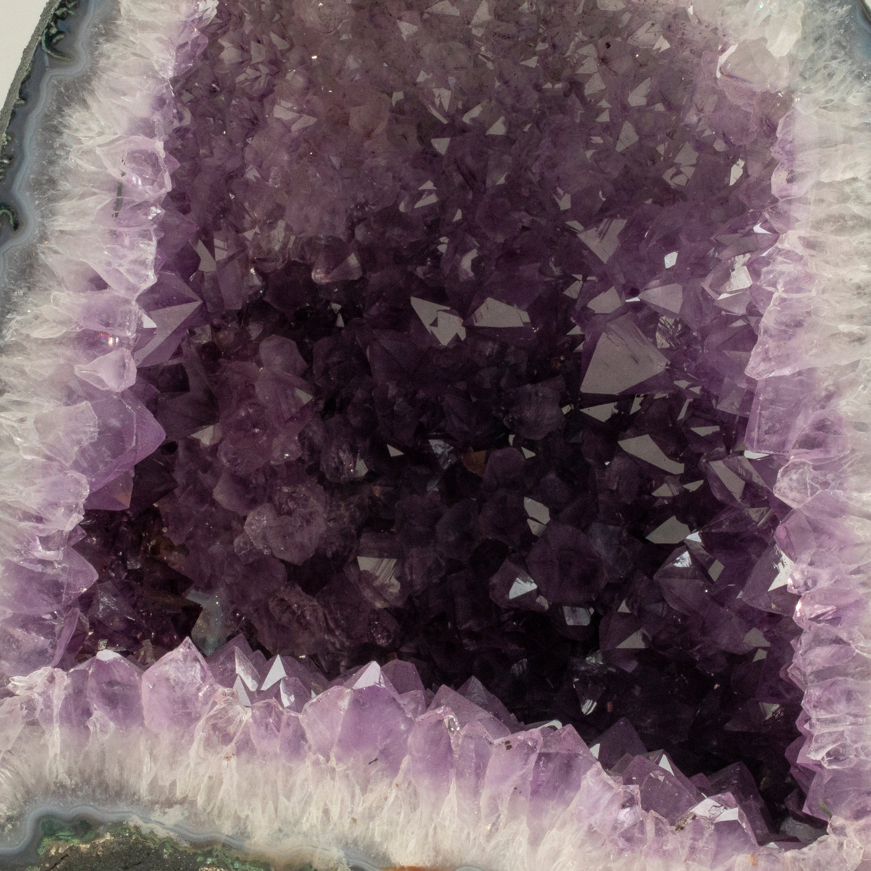 Kalifano Amethyst Amethyst Geode Cathedral from Brazil - 12" / 56 lbs BAG4400.009