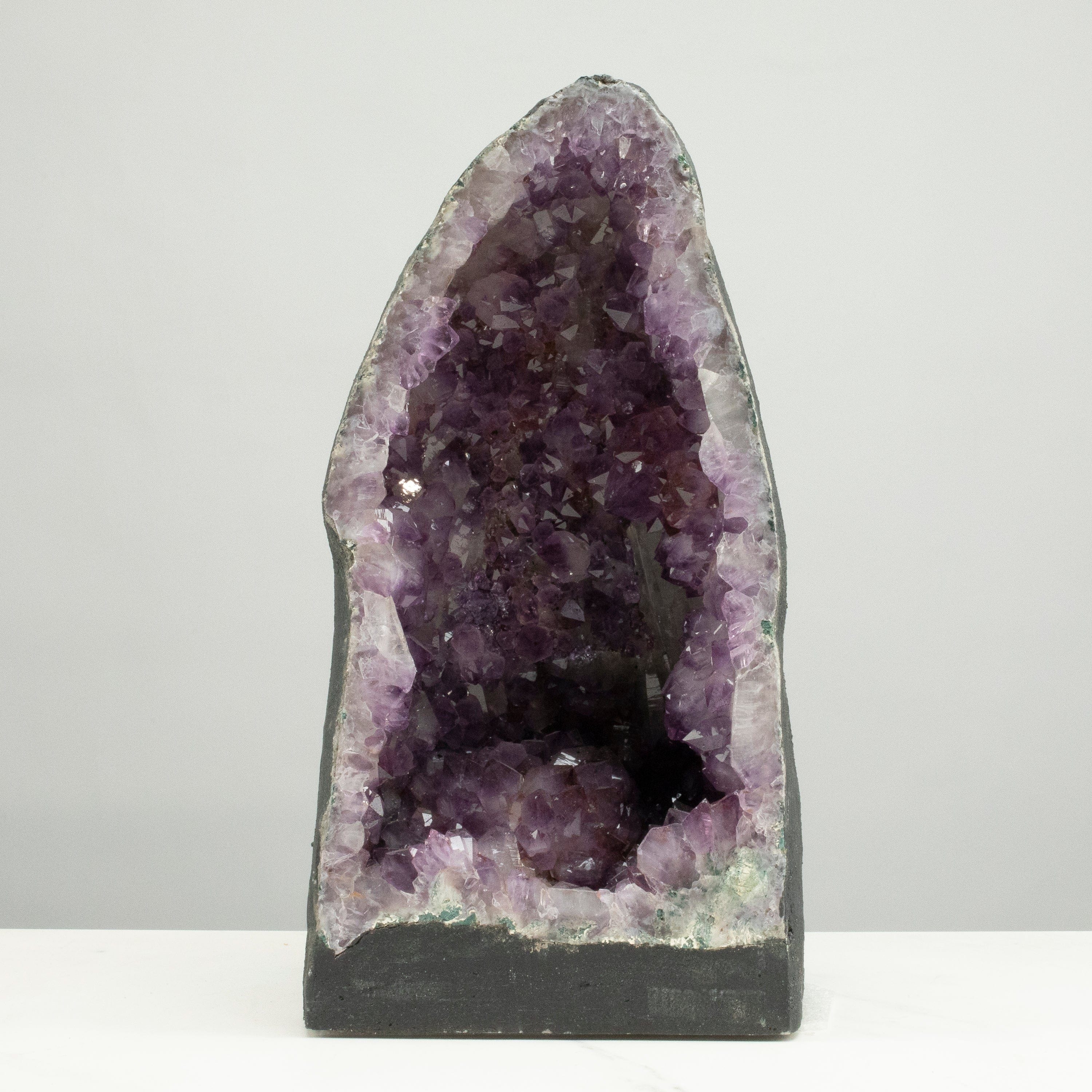 Kalifano Amethyst Amethyst Geode Cathedral from Brazil - 14" / 28 lbs BAG2600.005