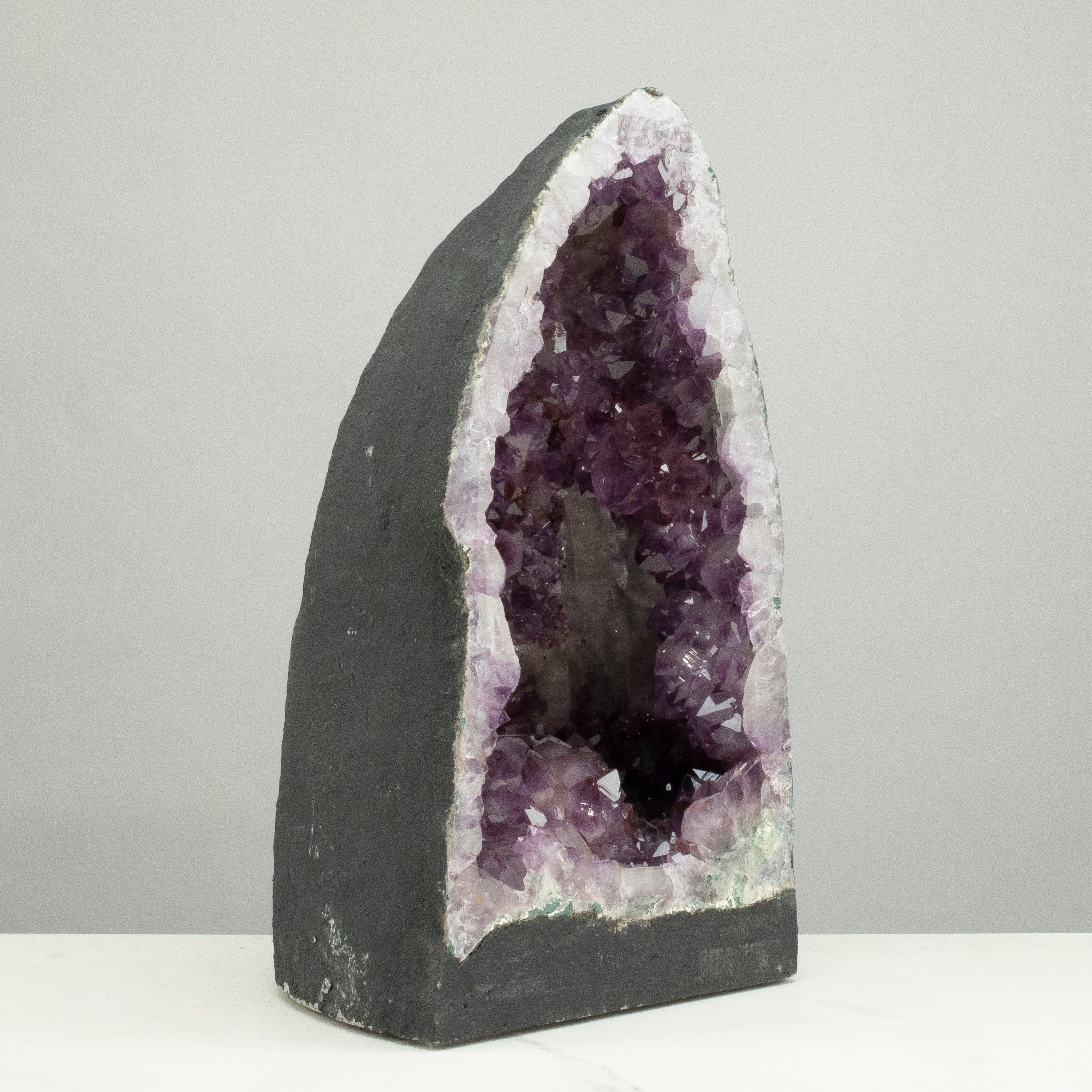 Kalifano Amethyst Amethyst Geode Cathedral from Brazil - 14" / 28 lbs BAG2600.005