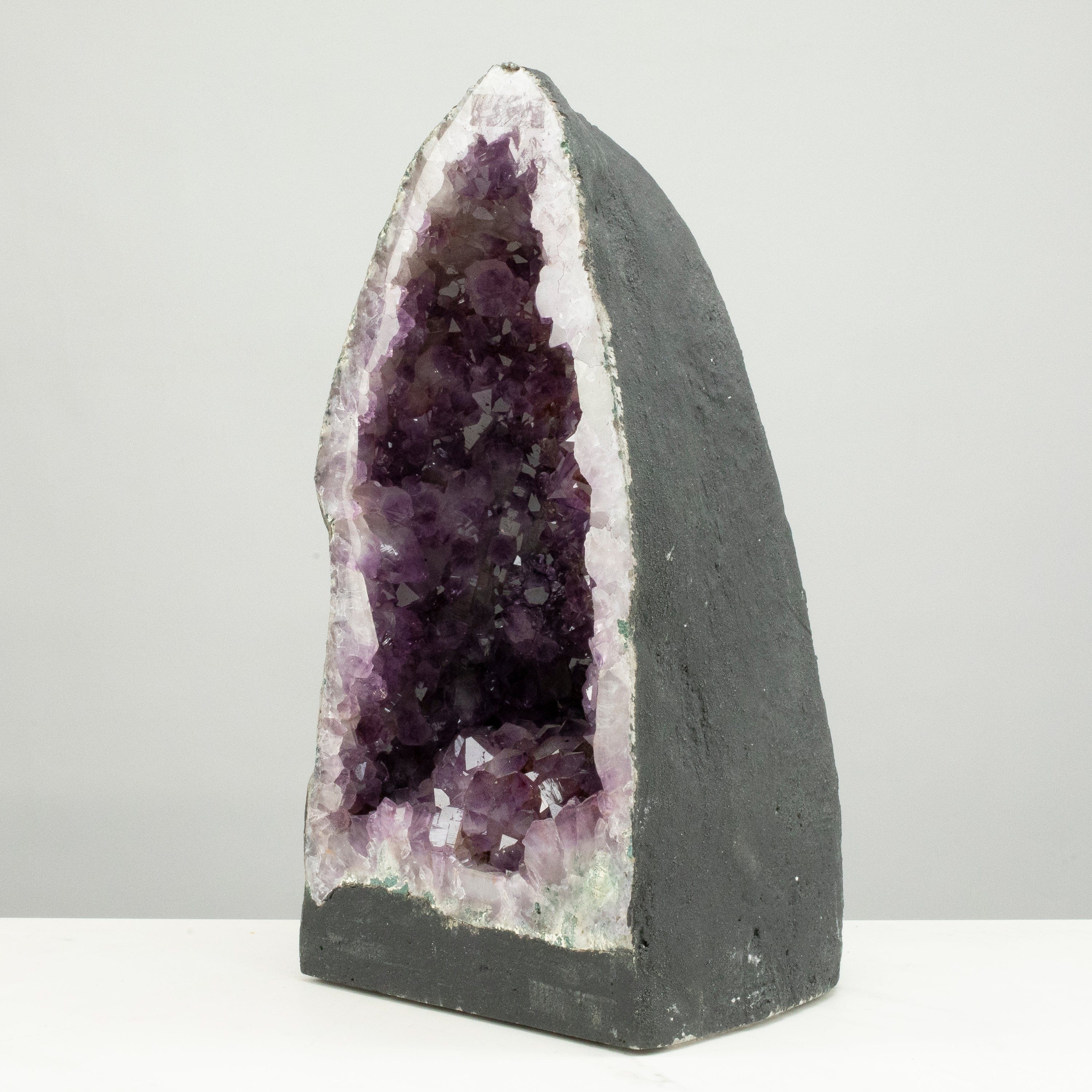 Kalifano Amethyst Amethyst Geode Cathedral from Brazil - 14" / 28 lbs BAG2600.005