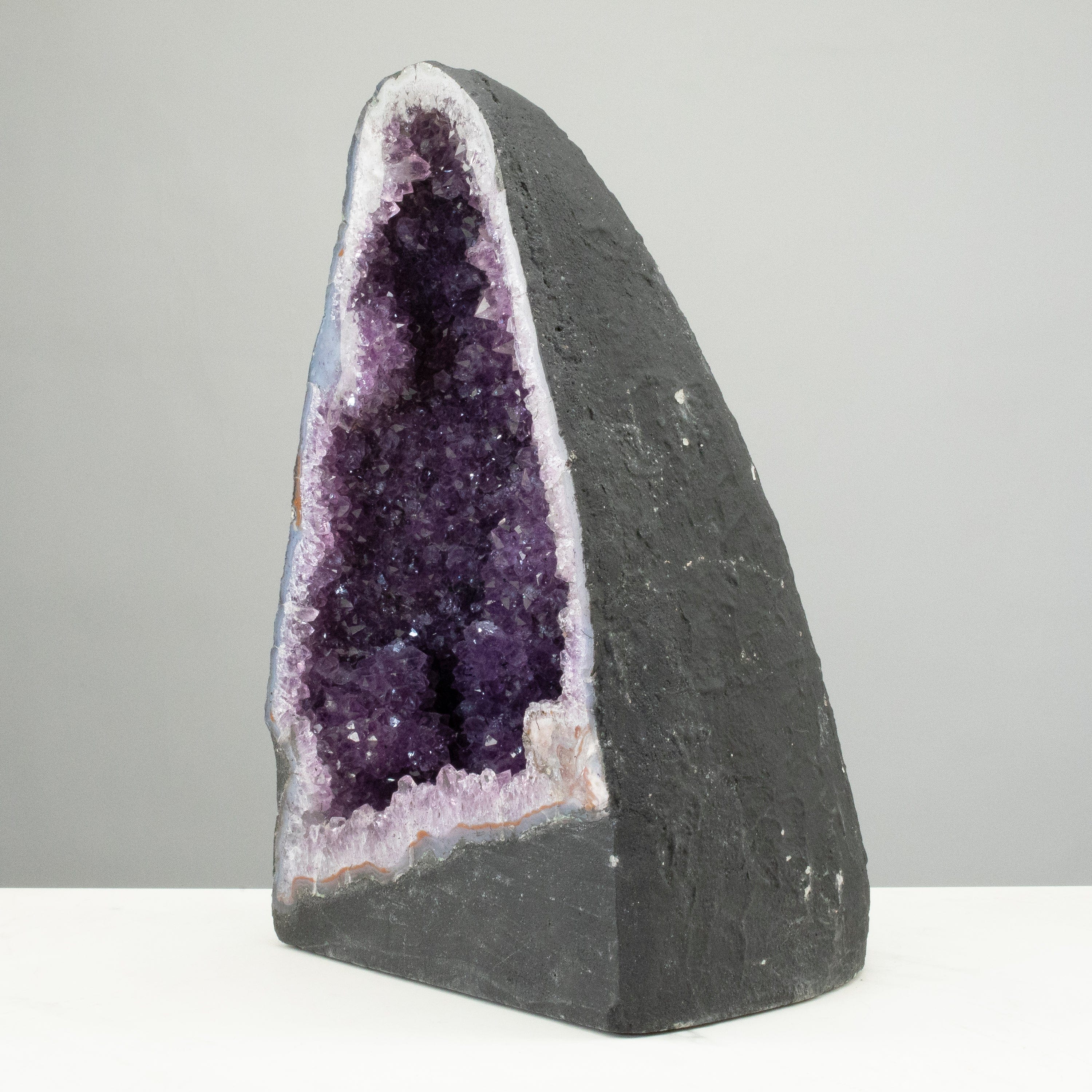 Kalifano Amethyst Amethyst Geode Cathedral from Brazil - 15" / 29.9lbs BAG3200.012