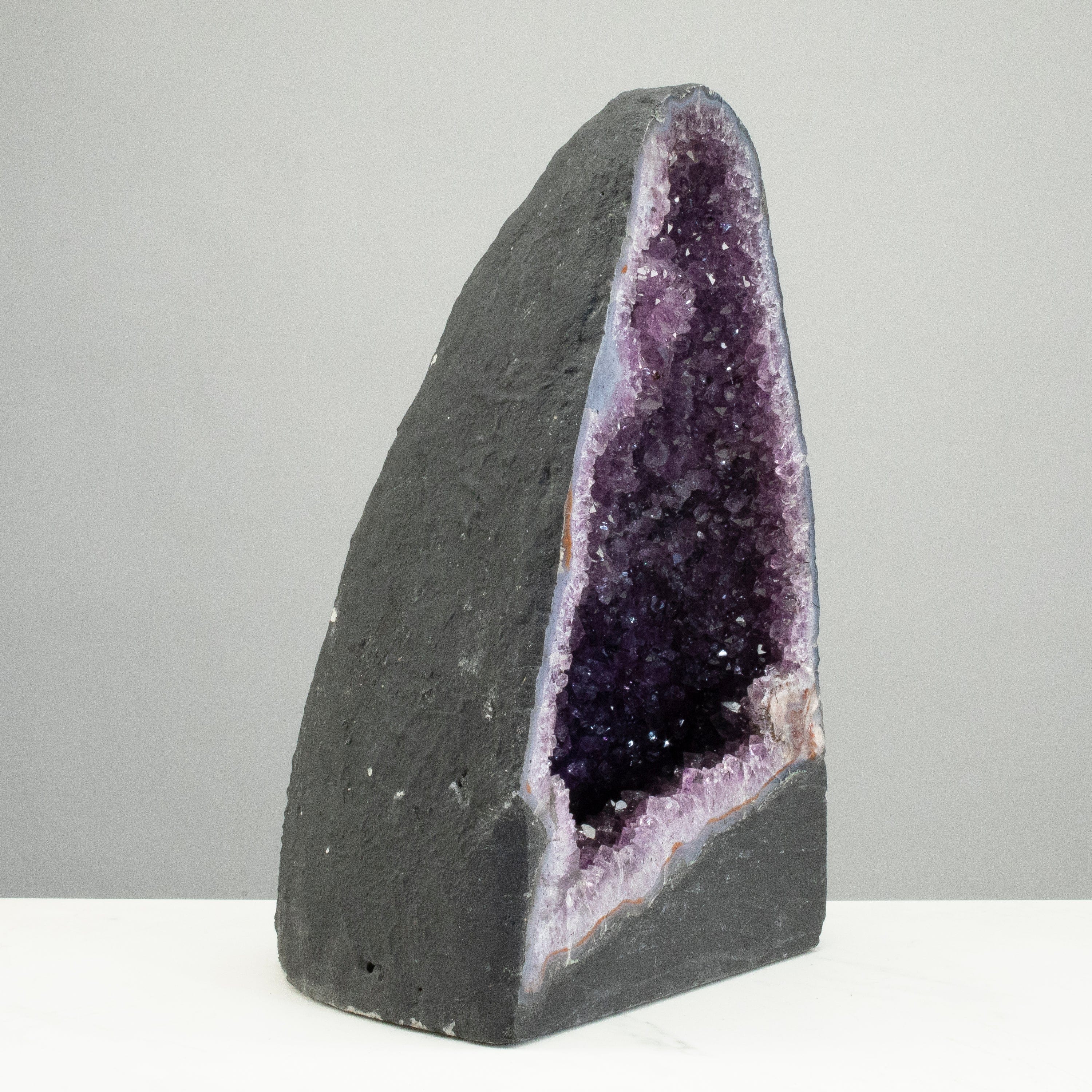 Kalifano Amethyst Amethyst Geode Cathedral from Brazil - 15" / 29.9lbs BAG3200.012