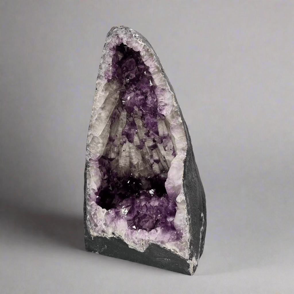 Kalifano Amethyst Amethyst Geode Cathedral from Brazil - 15" / 29 lbs BAG4000.015