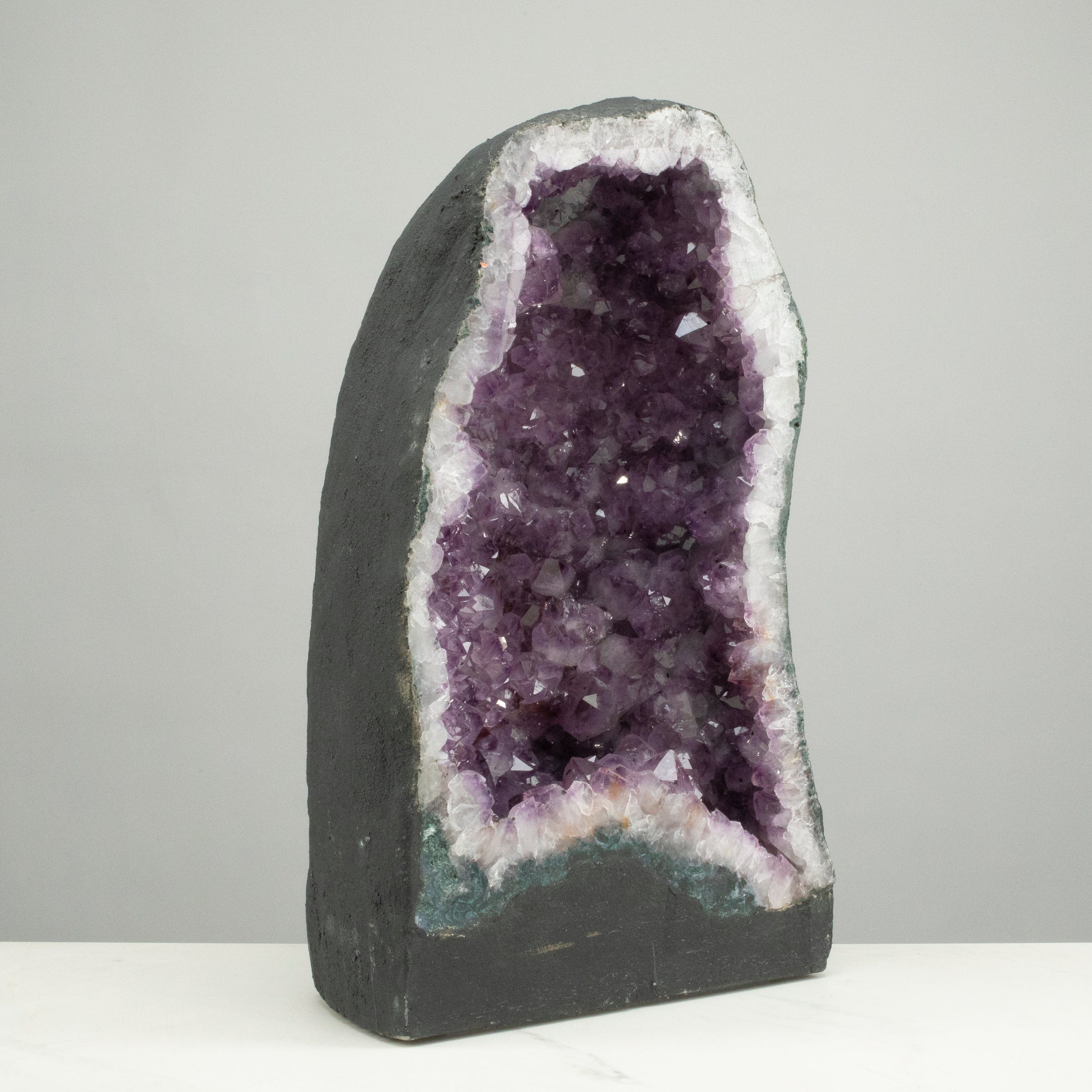 Kalifano Amethyst Amethyst Geode Cathedral from Brazil - 16" / 42 lbs BAG5200.003