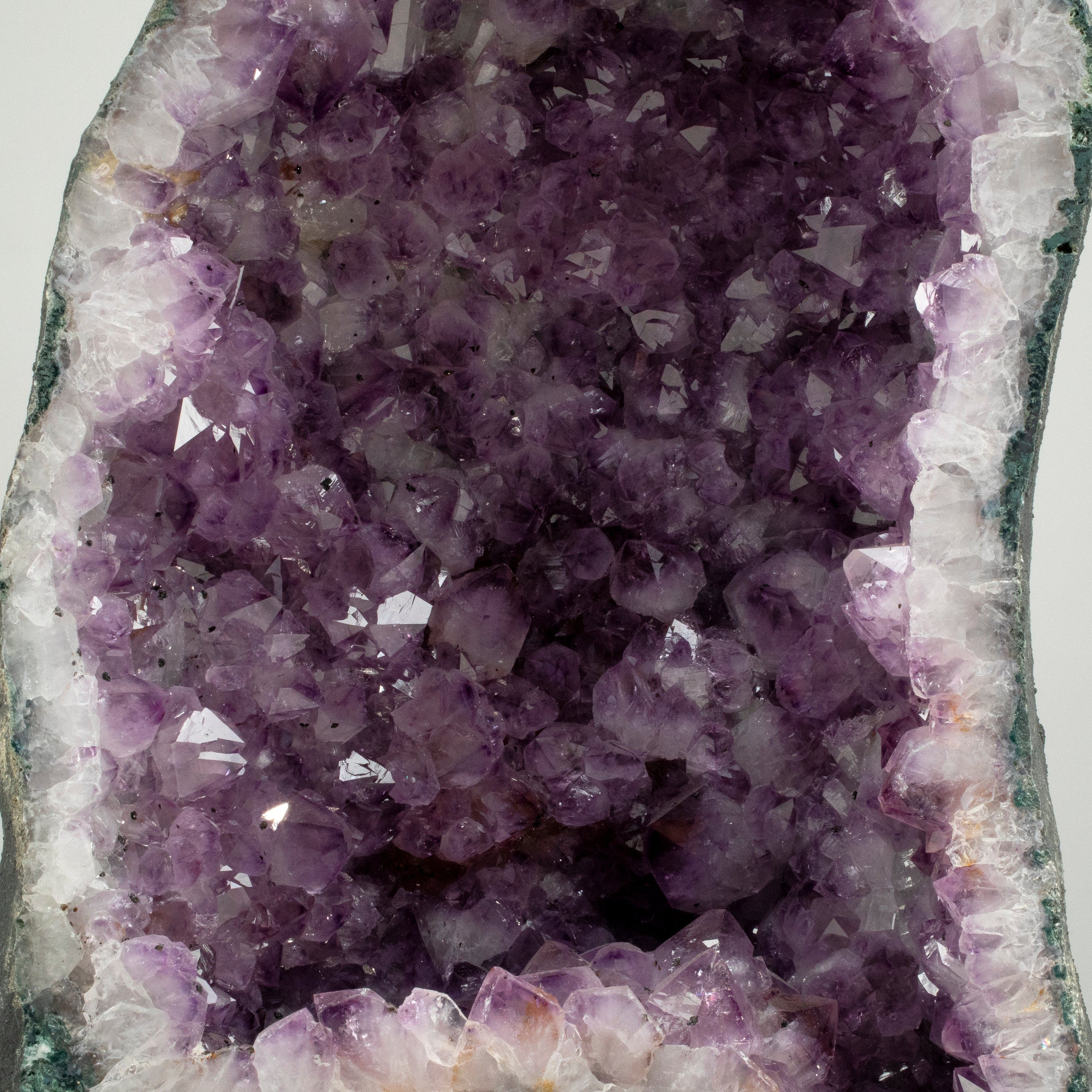 Kalifano Amethyst Amethyst Geode Cathedral from Brazil - 16" / 42 lbs BAG5200.003