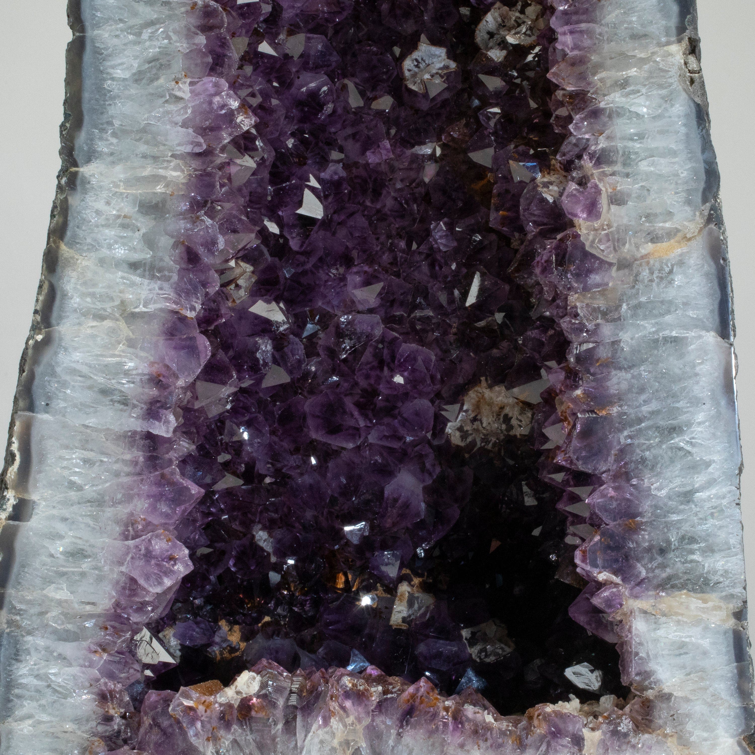 Kalifano Amethyst Amethyst Geode Cathedral from Brazil - 17" / 43.1lbs BAG6000.011