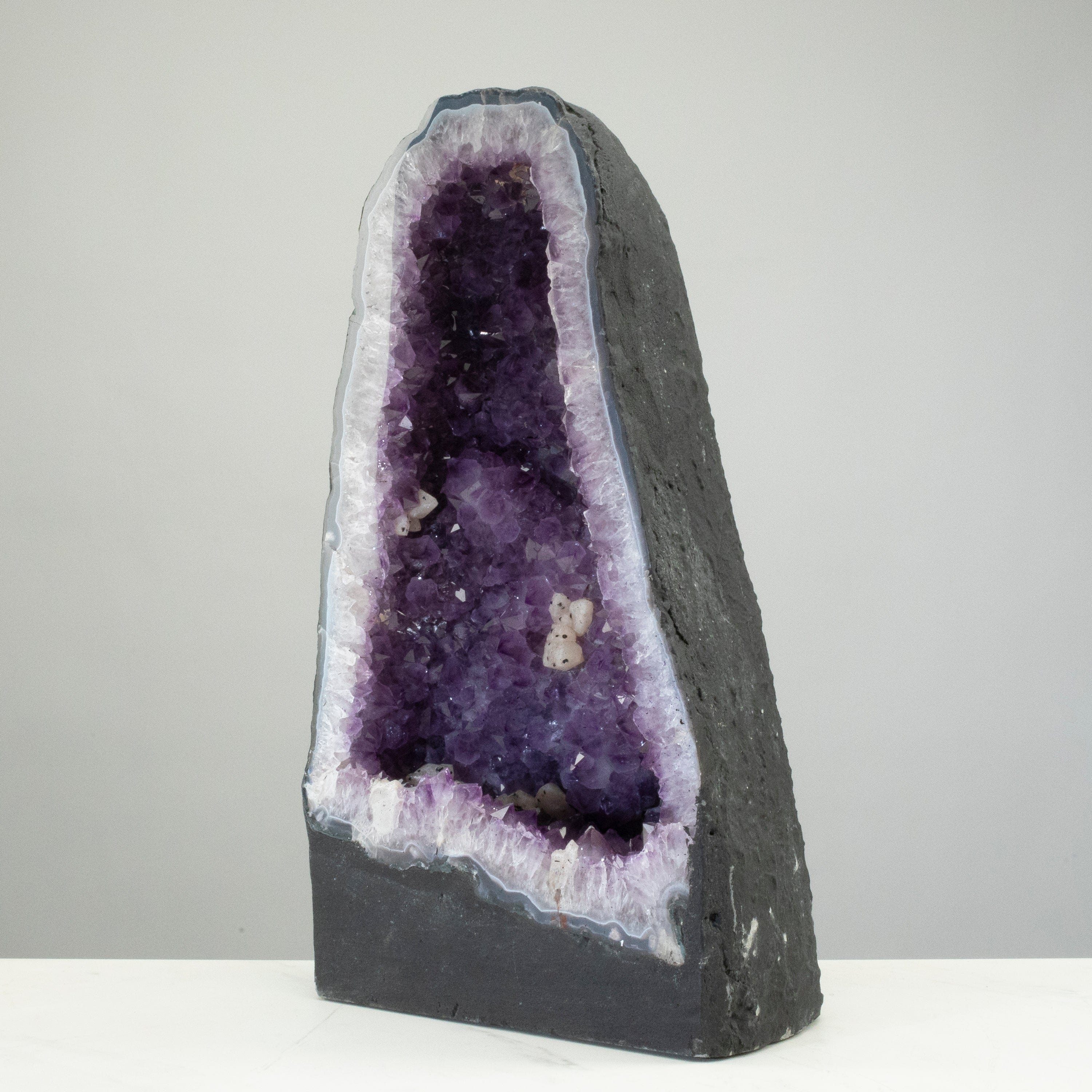 Kalifano Amethyst Amethyst Geode Cathedral from Brazil - 19" / 50.2lbs BAG5600.003