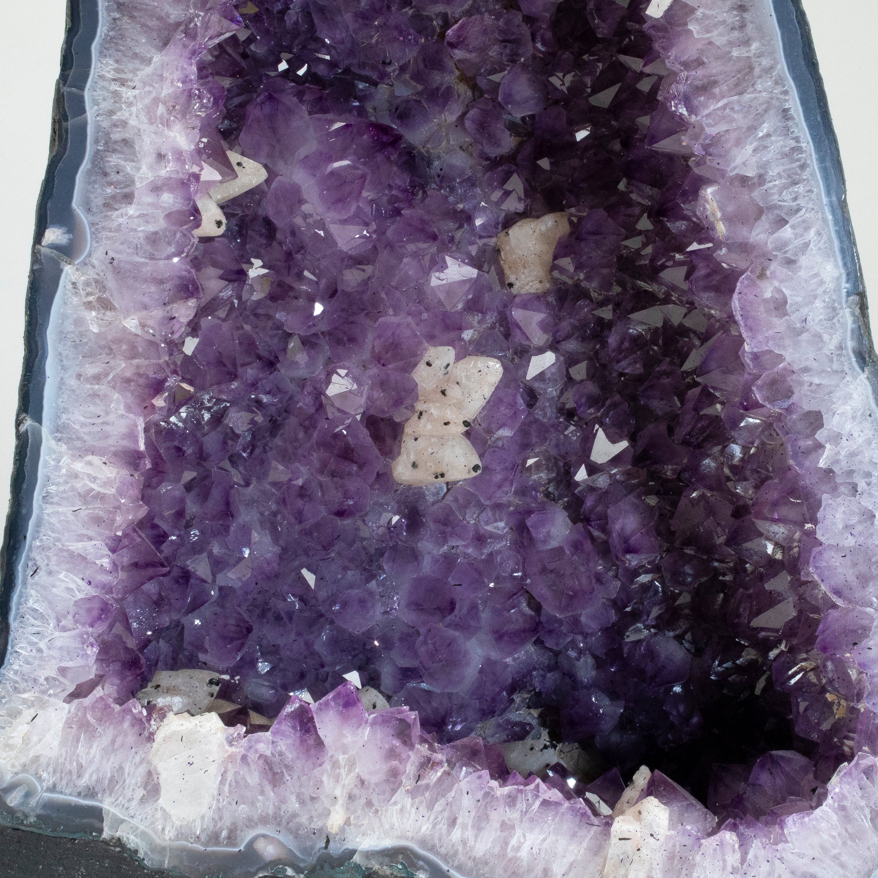 Kalifano Amethyst Amethyst Geode Cathedral from Brazil - 19" / 50.2lbs BAG5600.003