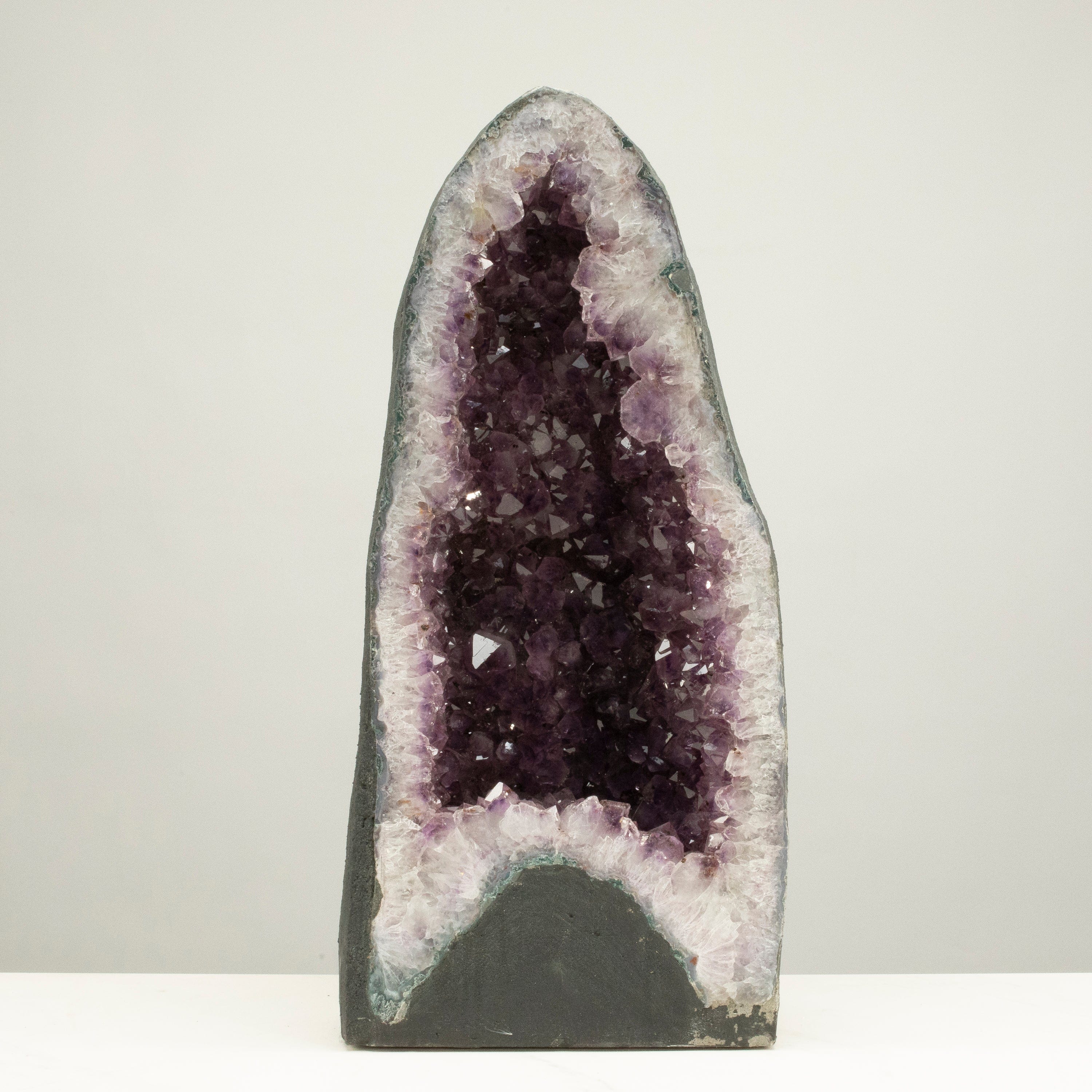 Kalifano Amethyst Amethyst Geode Cathedral from Brazil - 19" / 51 lbs BAG5000.007