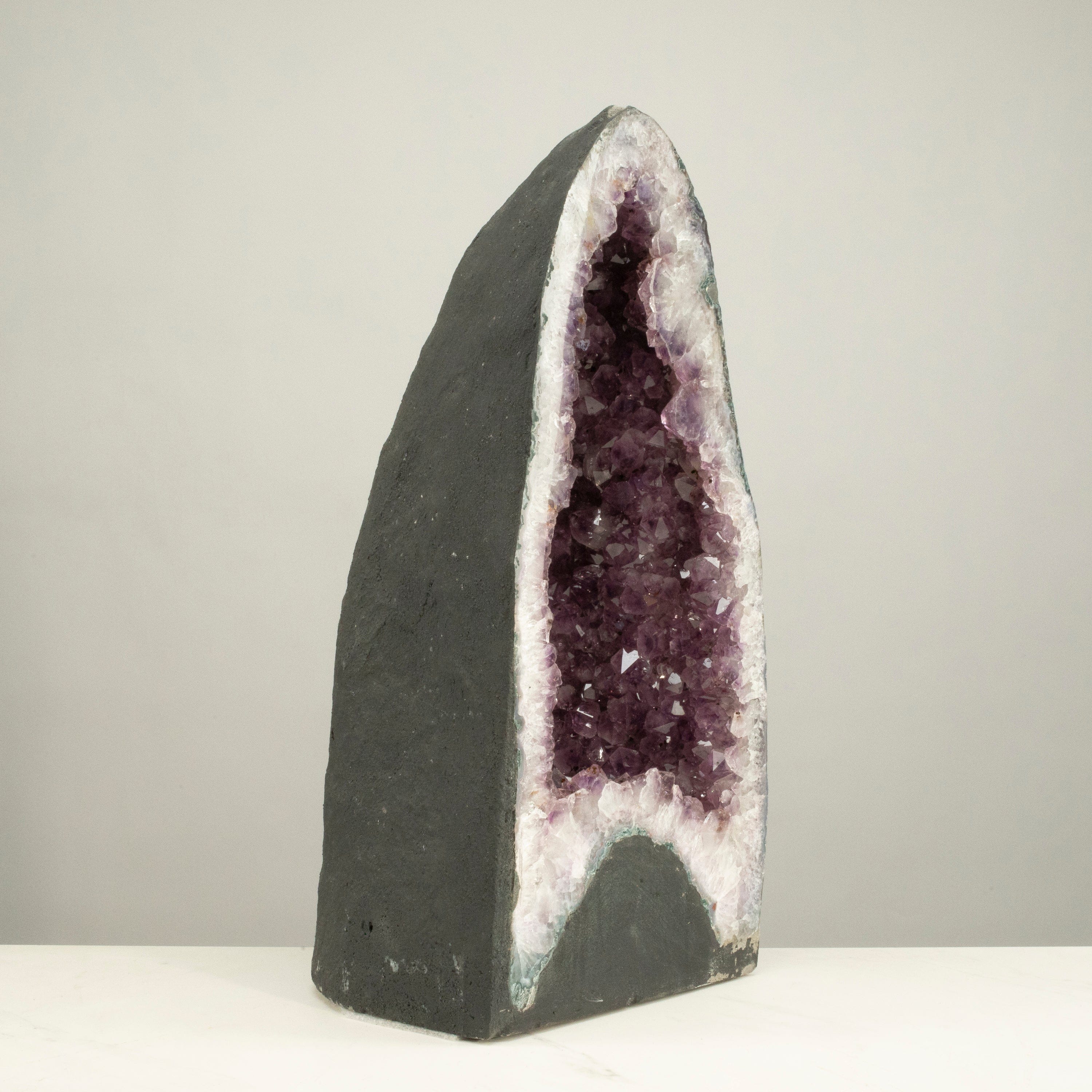 Kalifano Amethyst Amethyst Geode Cathedral from Brazil - 19" / 51 lbs BAG5000.007