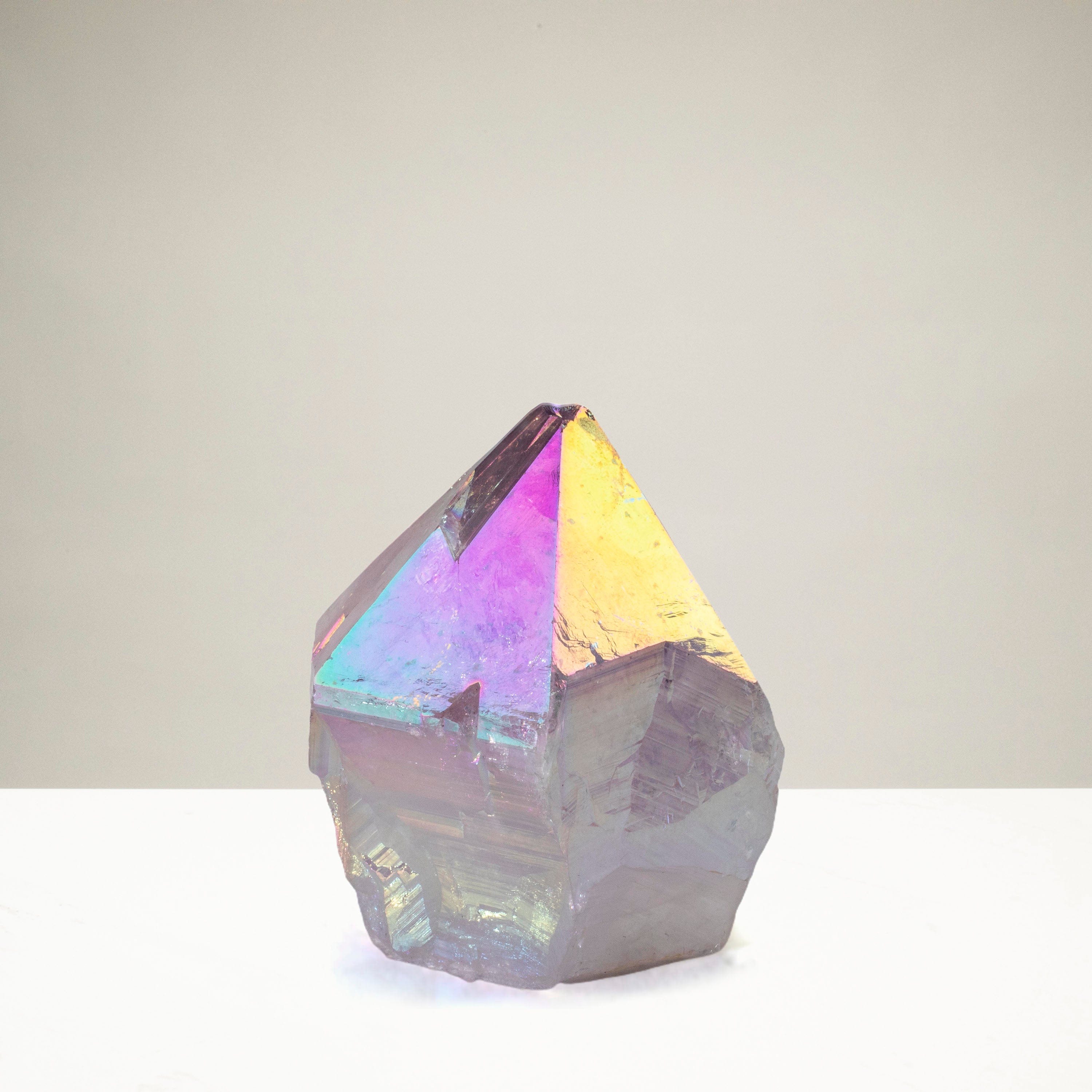 KALIFANO Amethyst Aura Borealis Amethyst Point - 100 g ABP120-AM