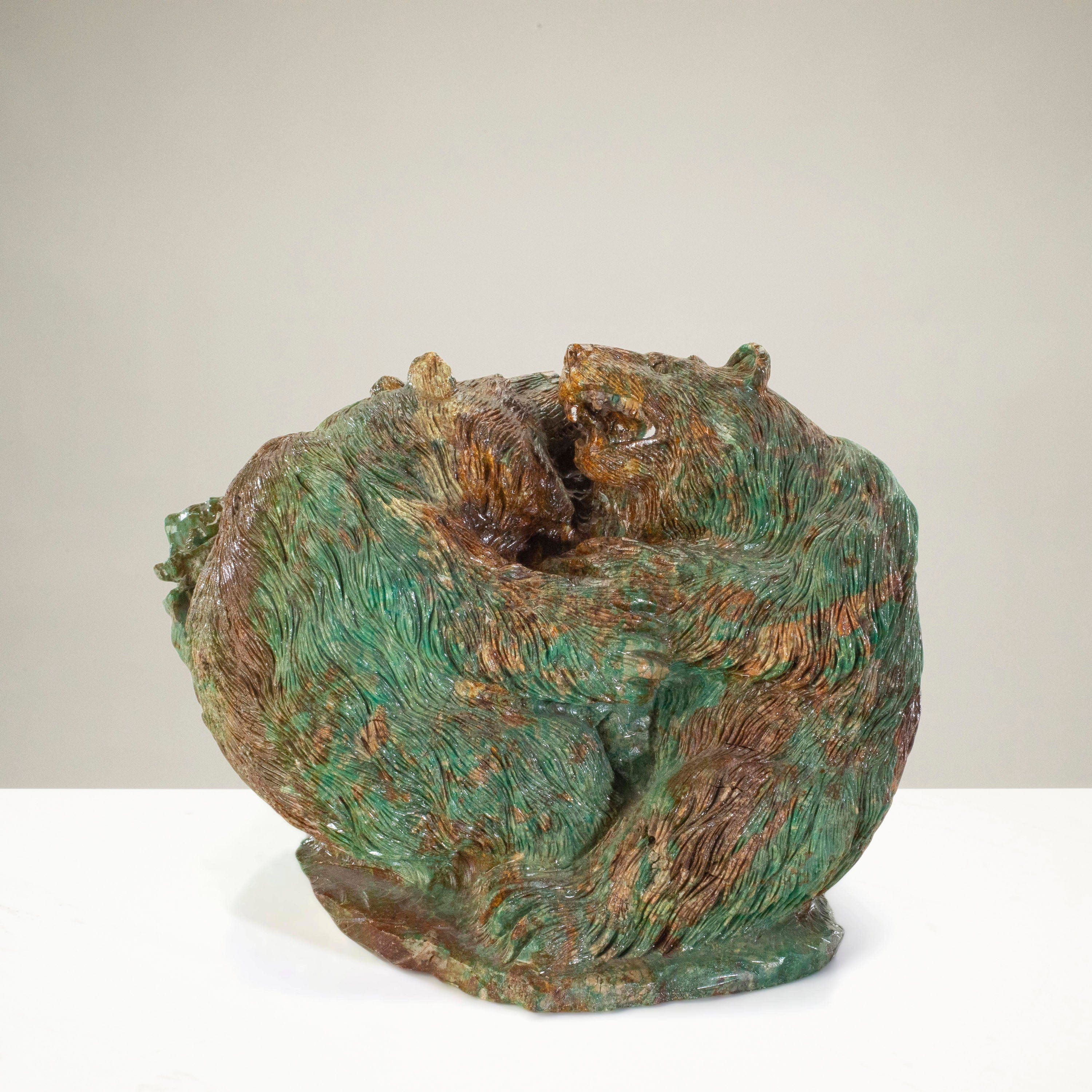 Kalifano Fossils & Minerals Bear Turquoise Carving 6,550 Grams 10" x 9" x 7" CARV79000.002