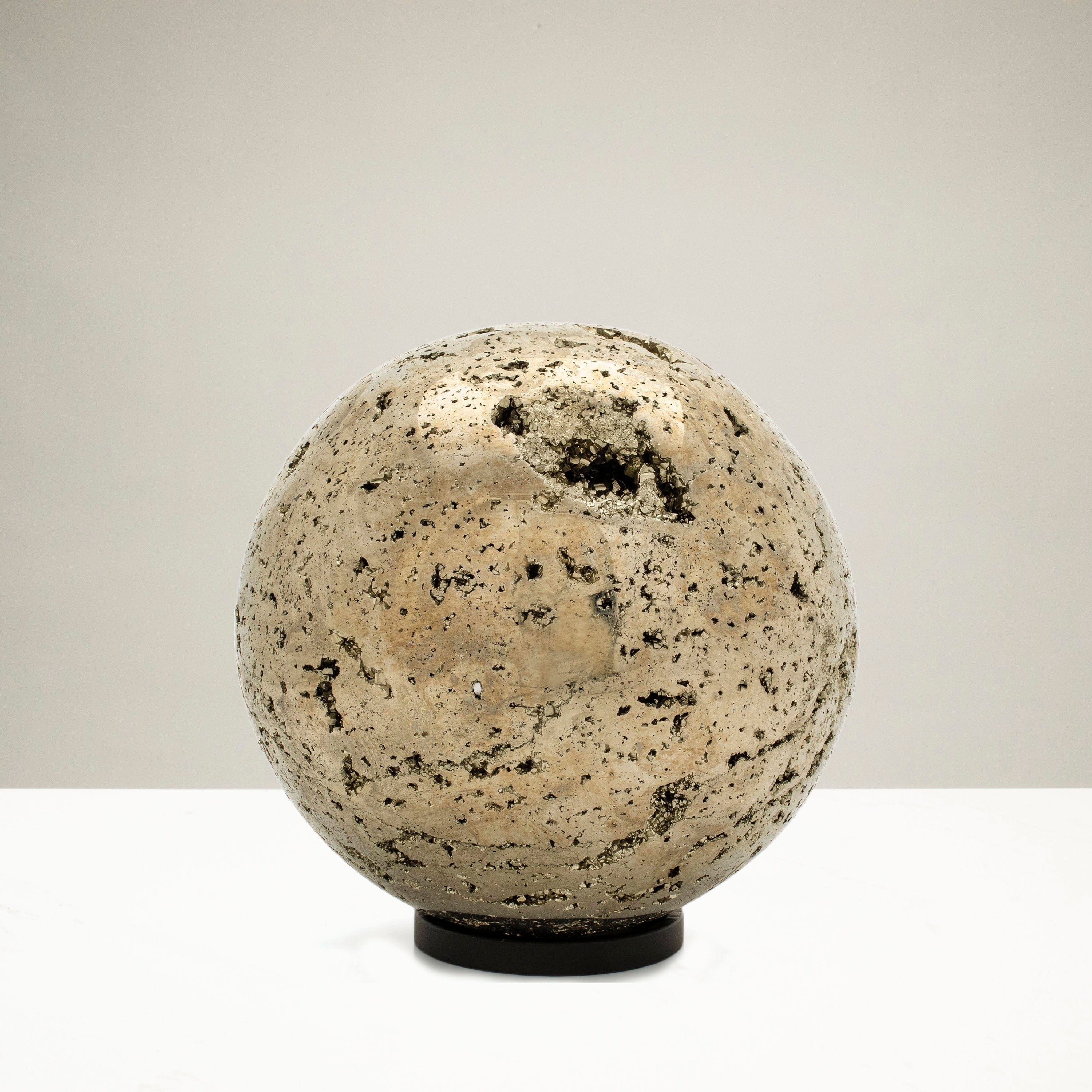 Kalifano Fossils & Minerals PC15000.001 - Natural Pyrite Sphere - Peru 18,300 Grams PC15000.001
