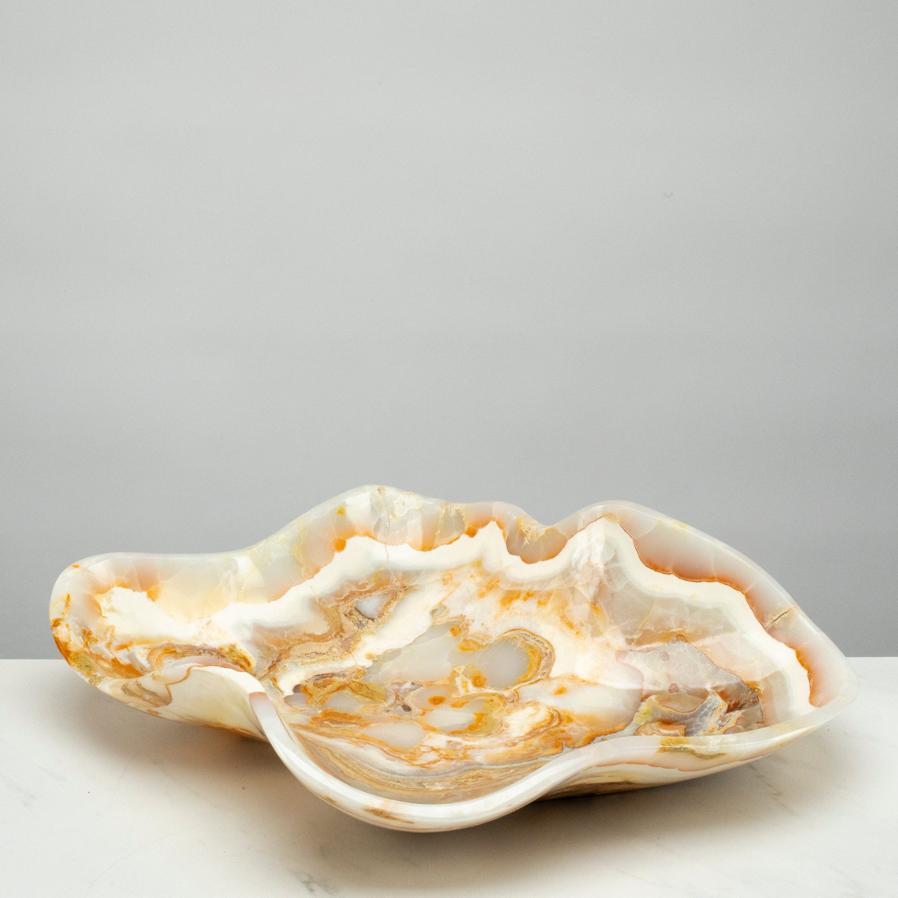 KALIFANO Gemstone Bowls Natural Onyx Bowl 21" BOX8800.001