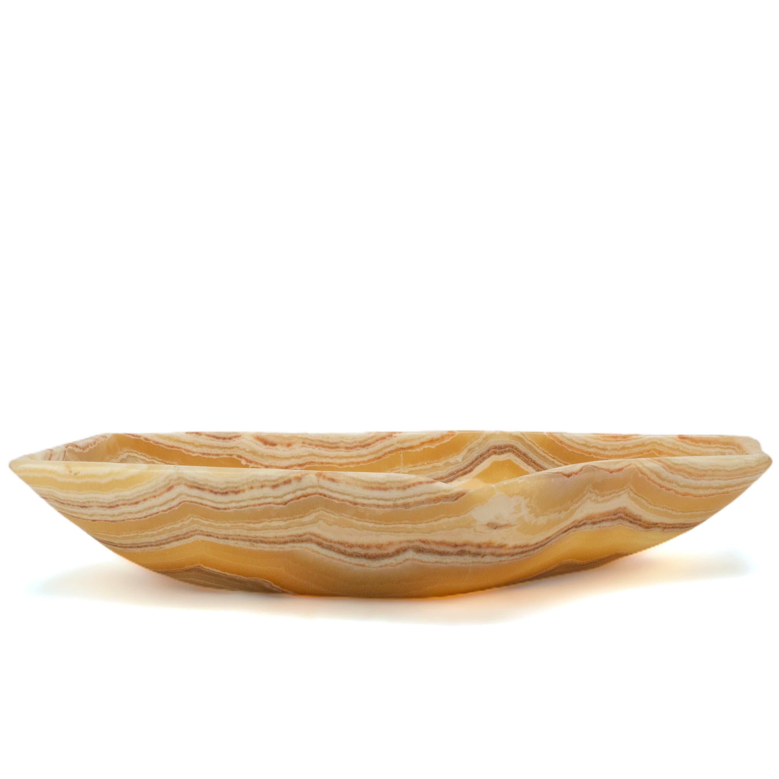 KALIFANO Gemstone Bowls Natural Onyx Bowl from Mexico - 23" BOWL2400.001