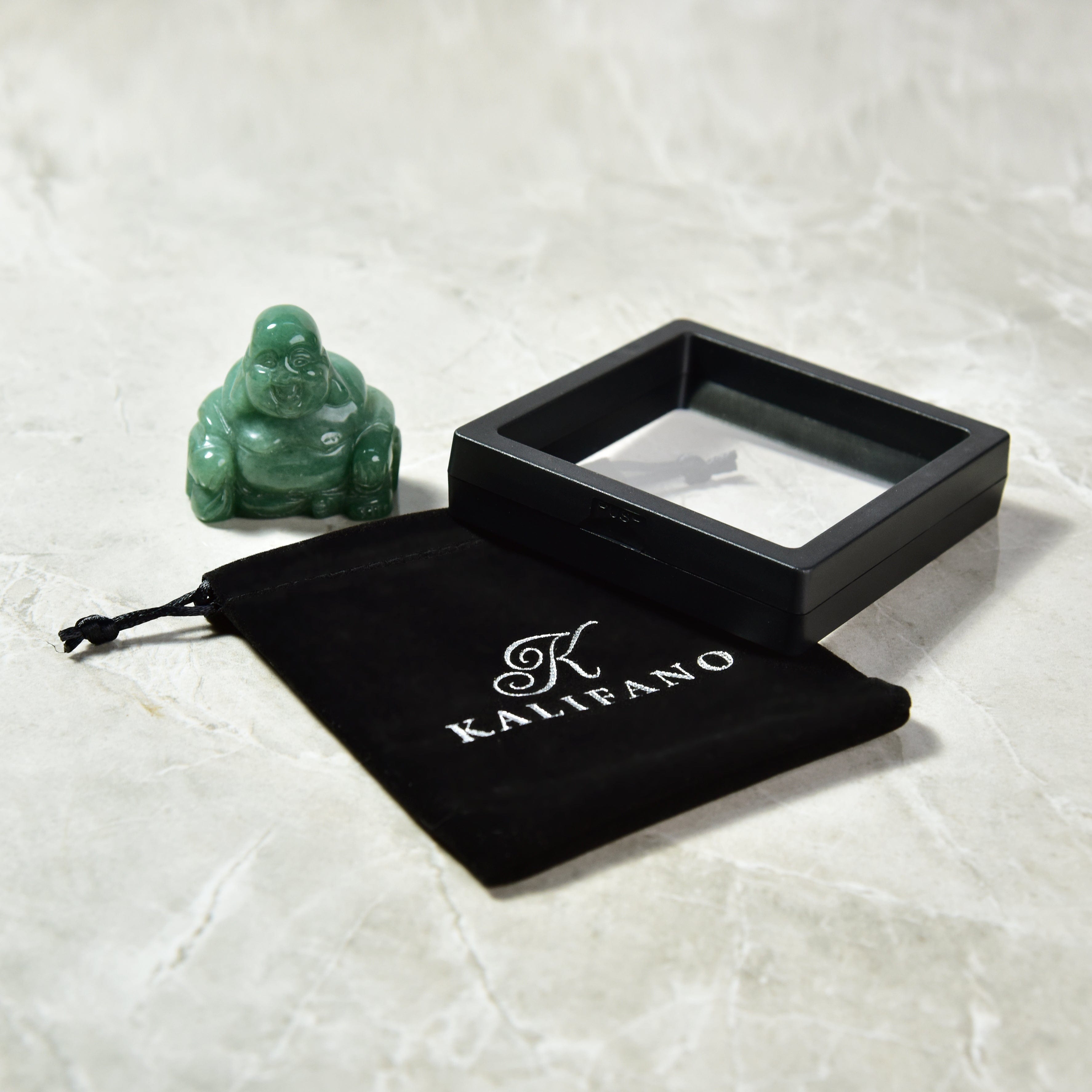 Kalifano Gemstone Carvings Aventurine Budha 2" Gemstone Carving CV30-B-AV