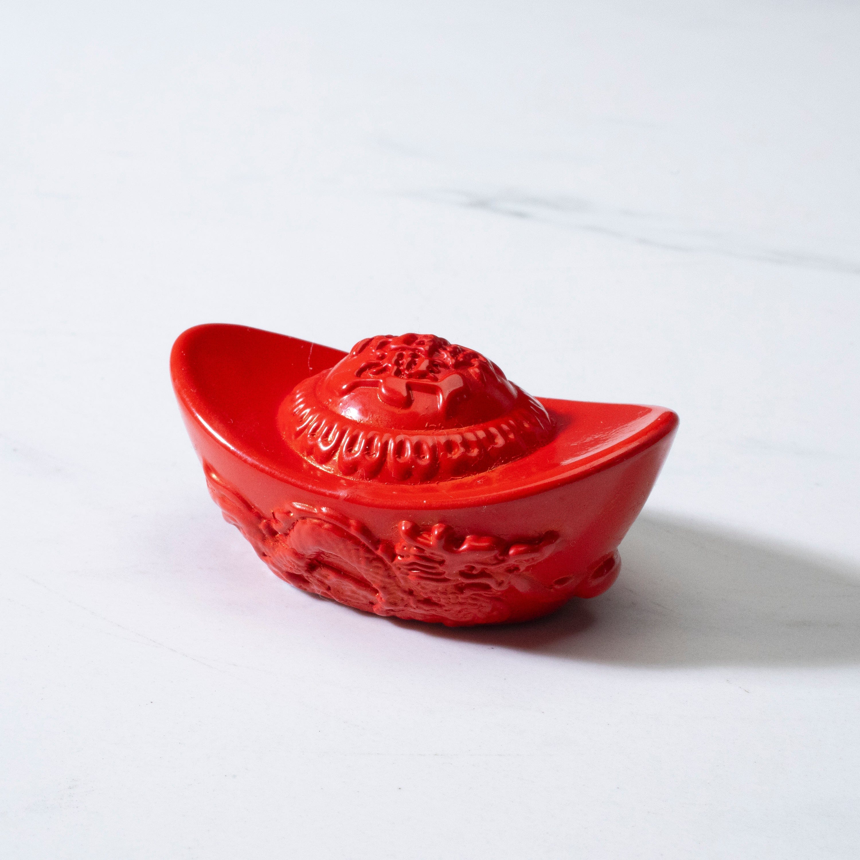 KALIFANO Gemstone Carvings Cinnabar Boat Carving CBAR163