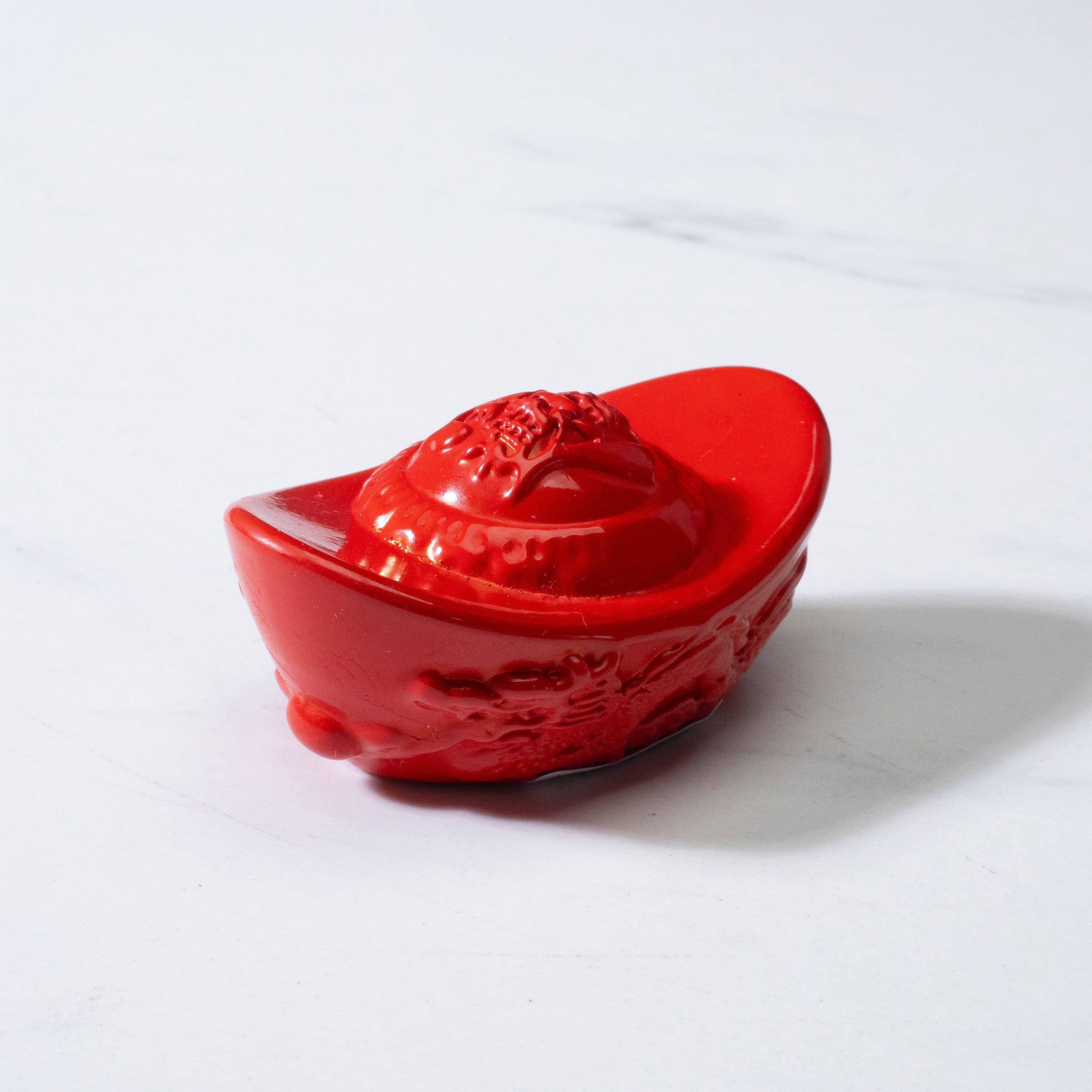 KALIFANO Gemstone Carvings Cinnabar Boat Carving CBAR163