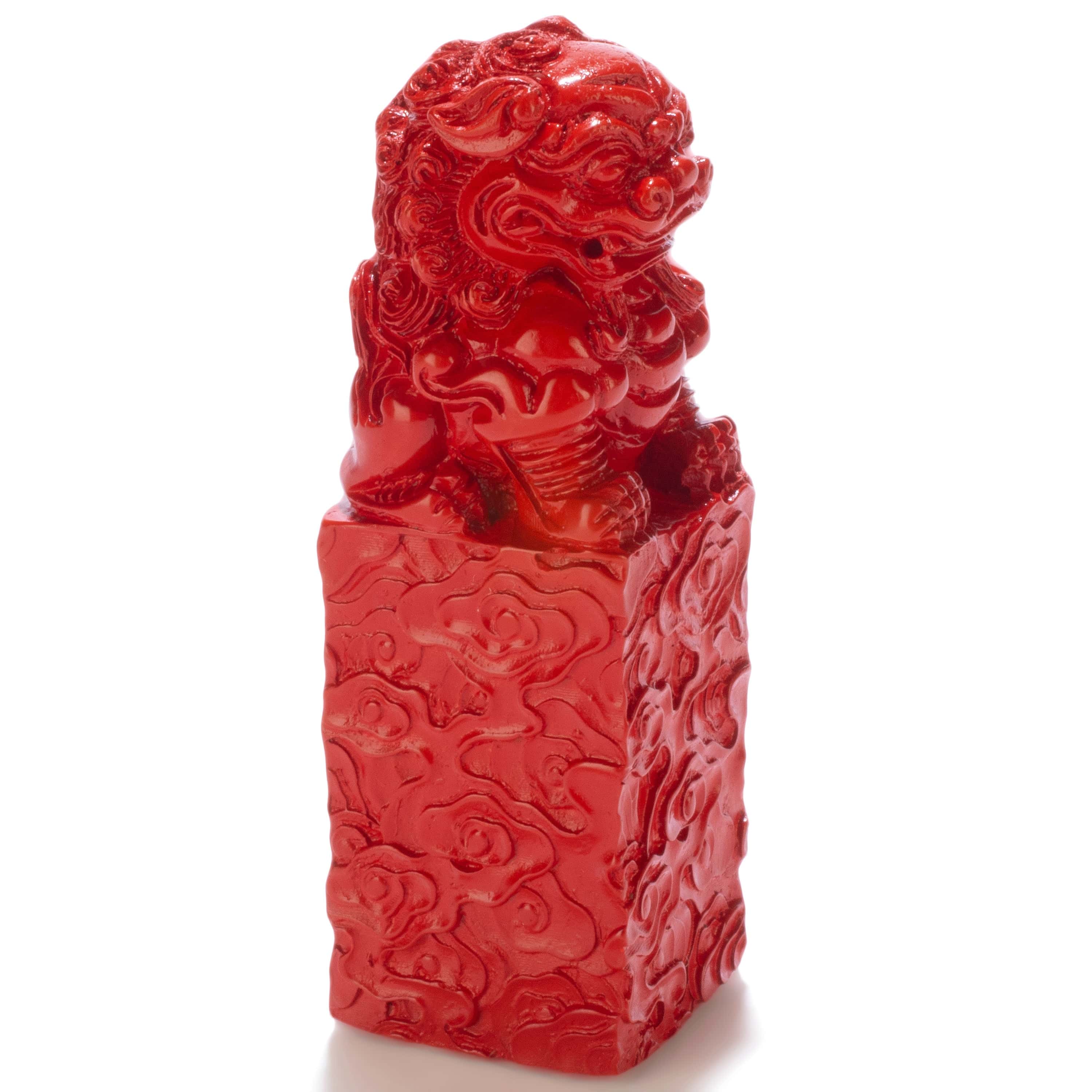 Kalifano Gemstone Carvings KALIFANO Original Cinnabar Carving - CBAR22 CBAR22