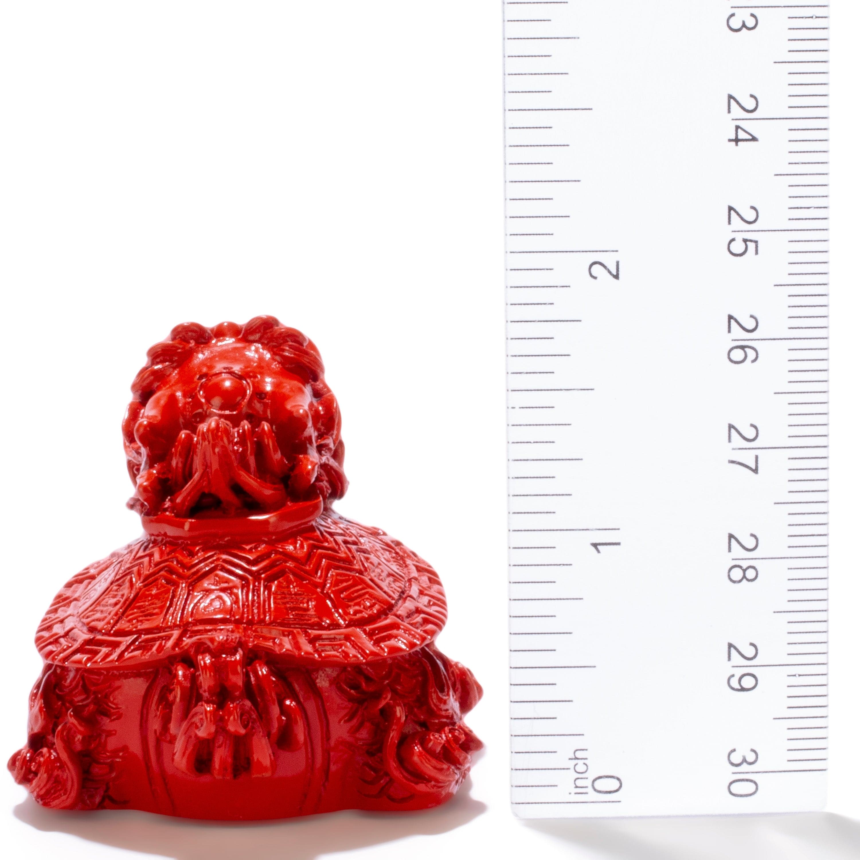 Kalifano Gemstone Carvings KALIFANO Original Cinnabar Carving - CBAR30 CBAR30
