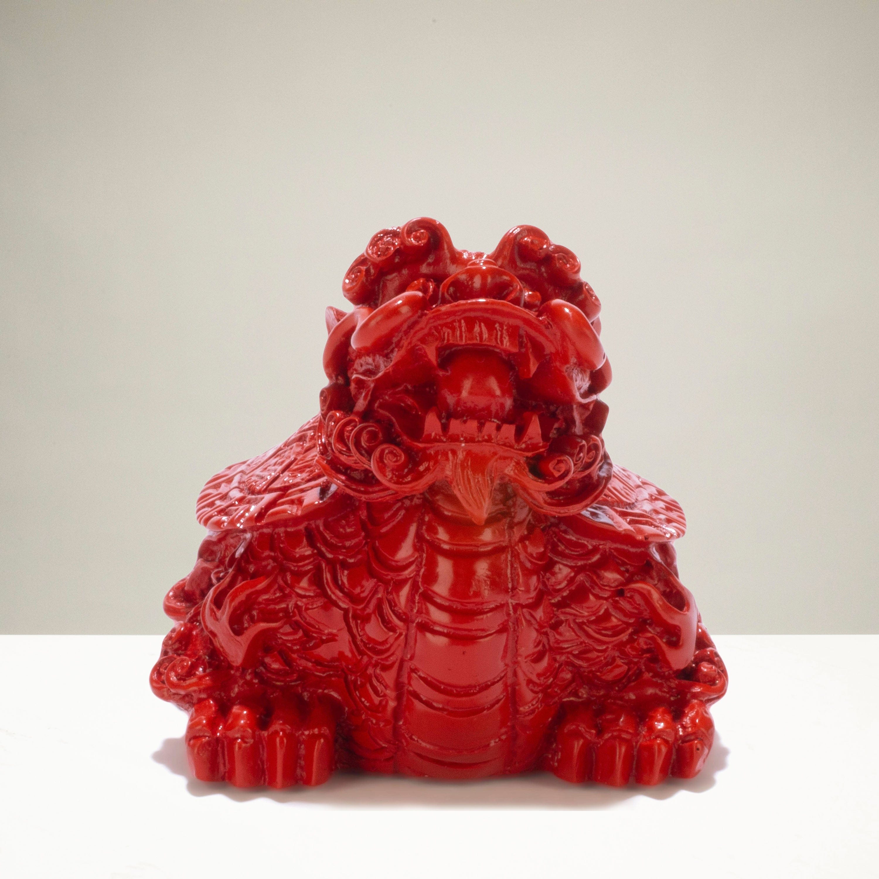 Kalifano Gemstone Carvings KALIFANO Original Cinnabar Carving - CBAR30 CBAR30
