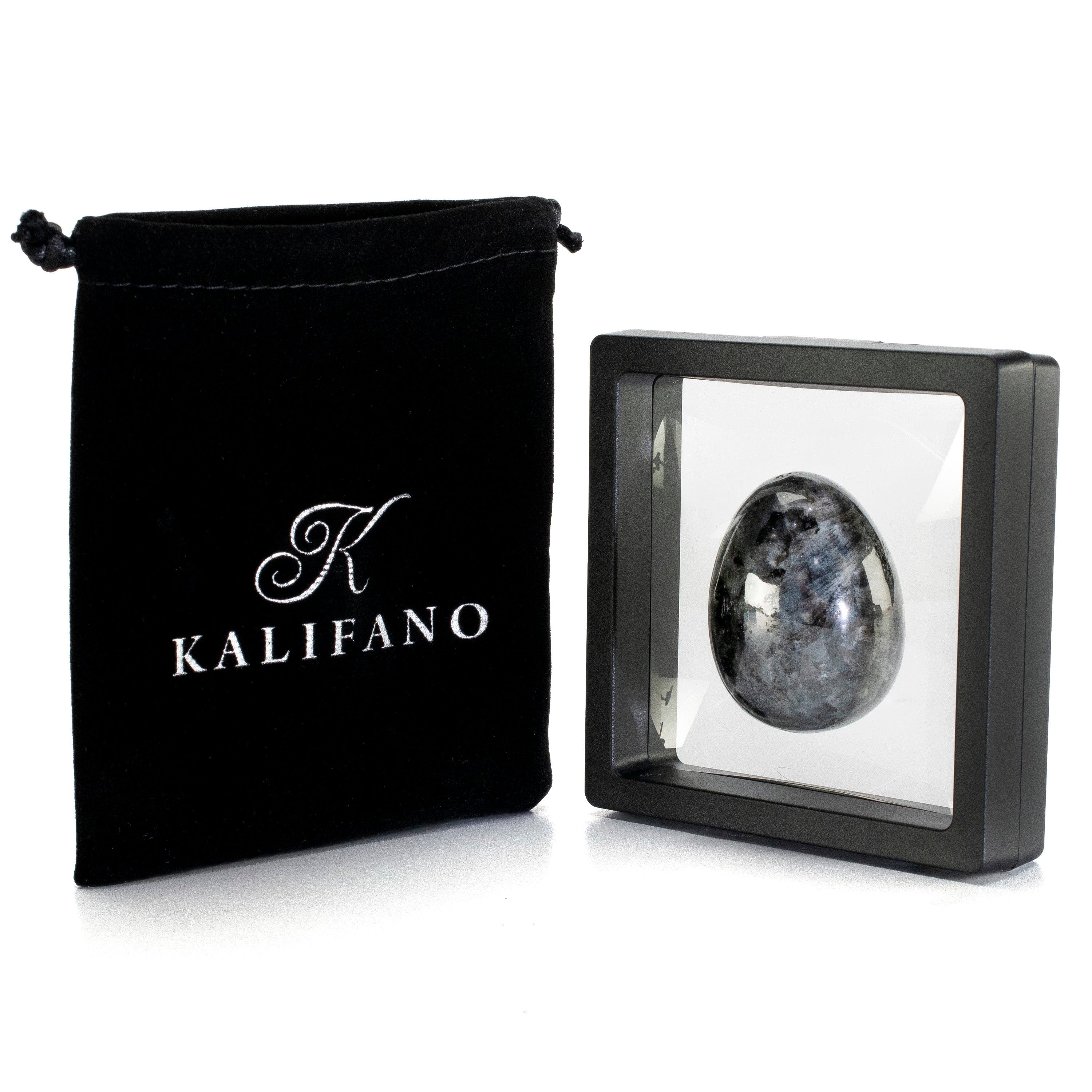 Kalifano Gemstone Carvings Labradorite Egg Carving CV14-EG-LB