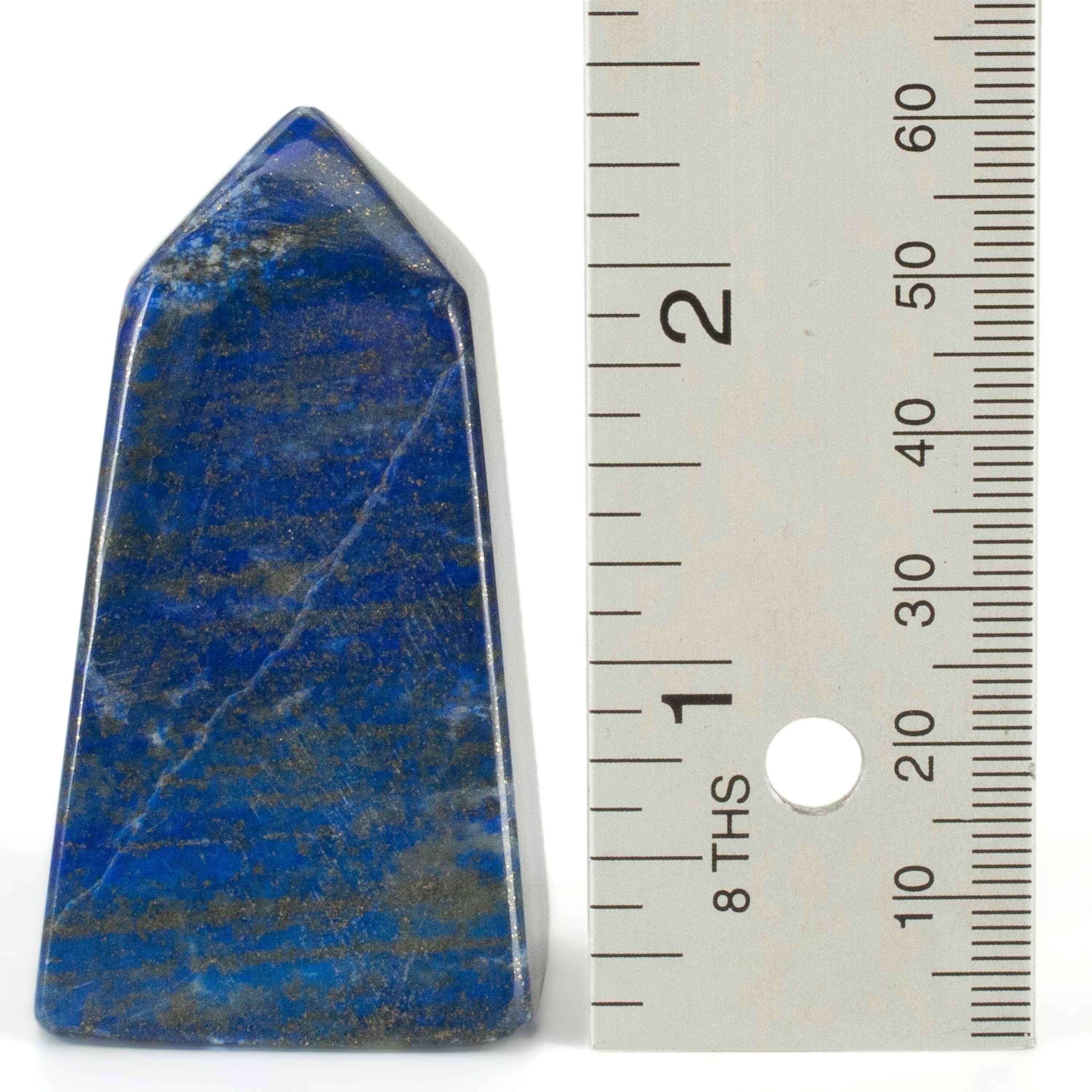 Kalifano Lapis Lapis Lazuli Polished Obelisk from Afghanistan - 2.5" / 118 grams LPOB300.003