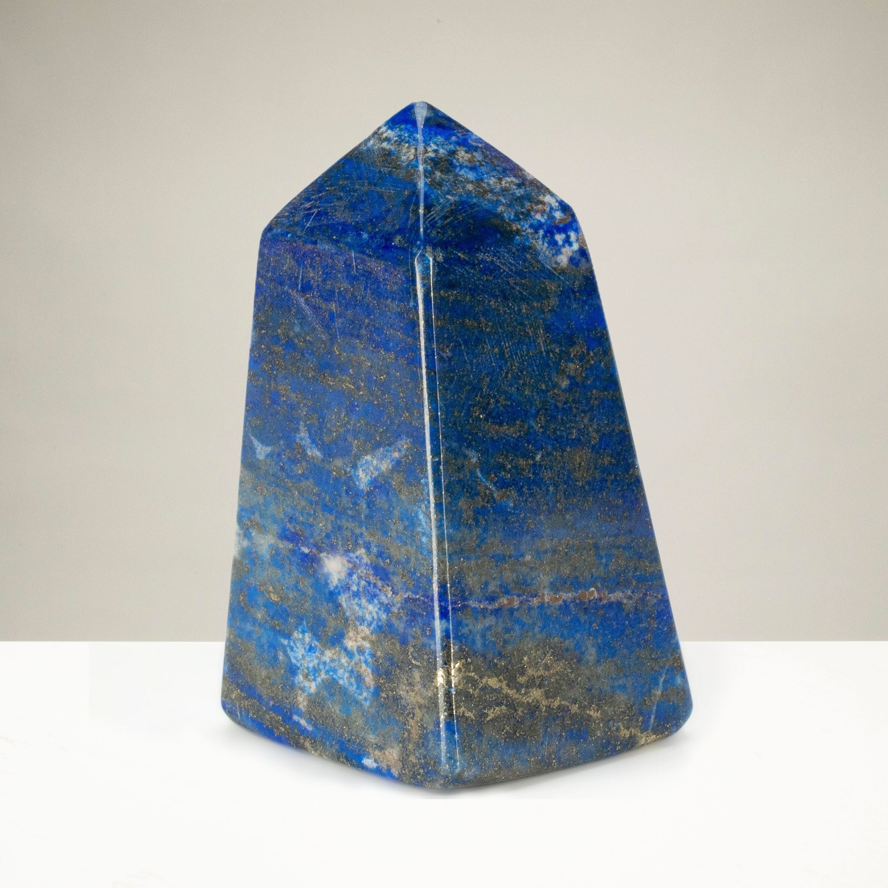 Kalifano Lapis Lapis Lazuli Polished Obelisk from Afghanistan - 2.5" / 118 grams LPOB300.003
