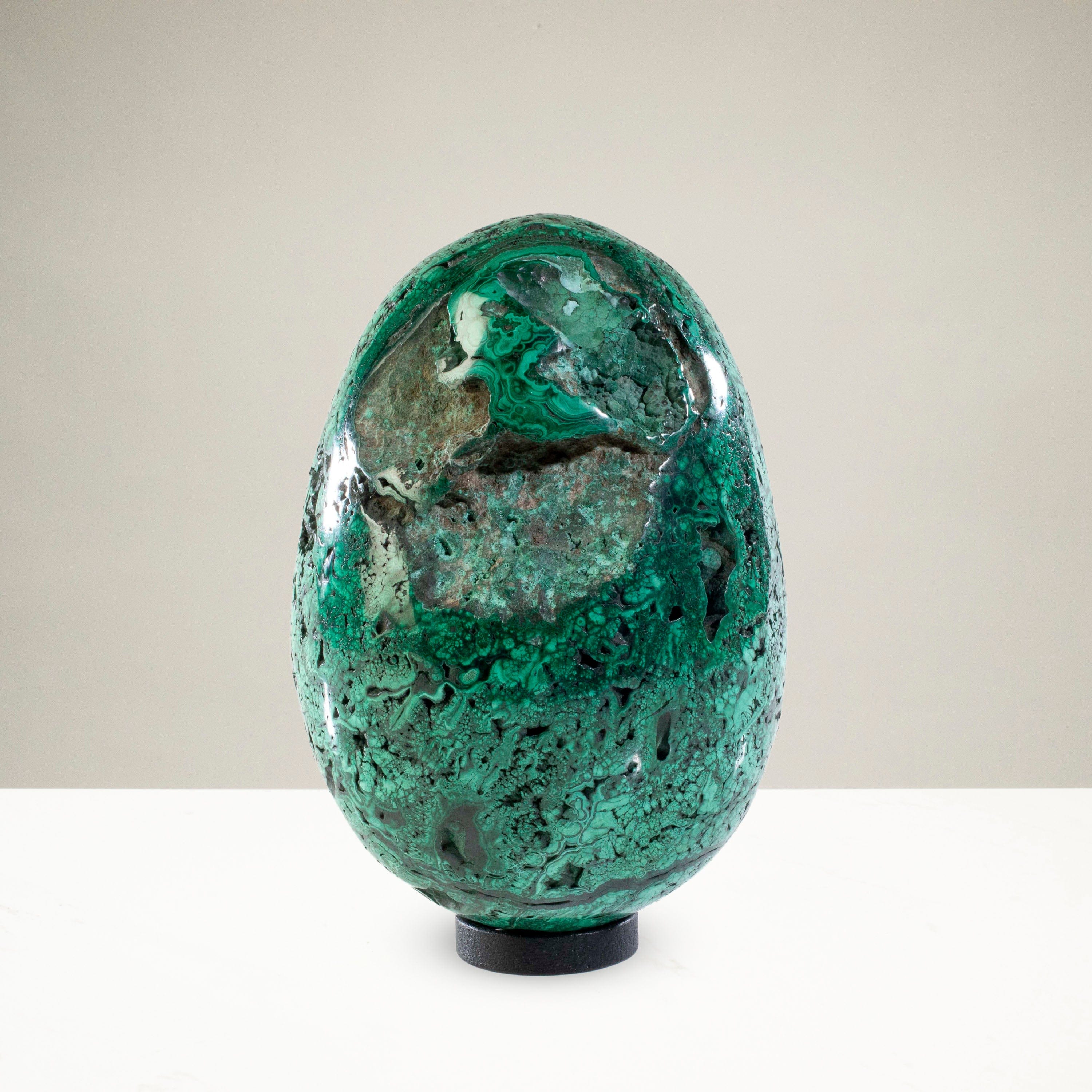 Kalifano Malachite Malachite Egg Carving 5" / 5,120g EGG11600-MA.001