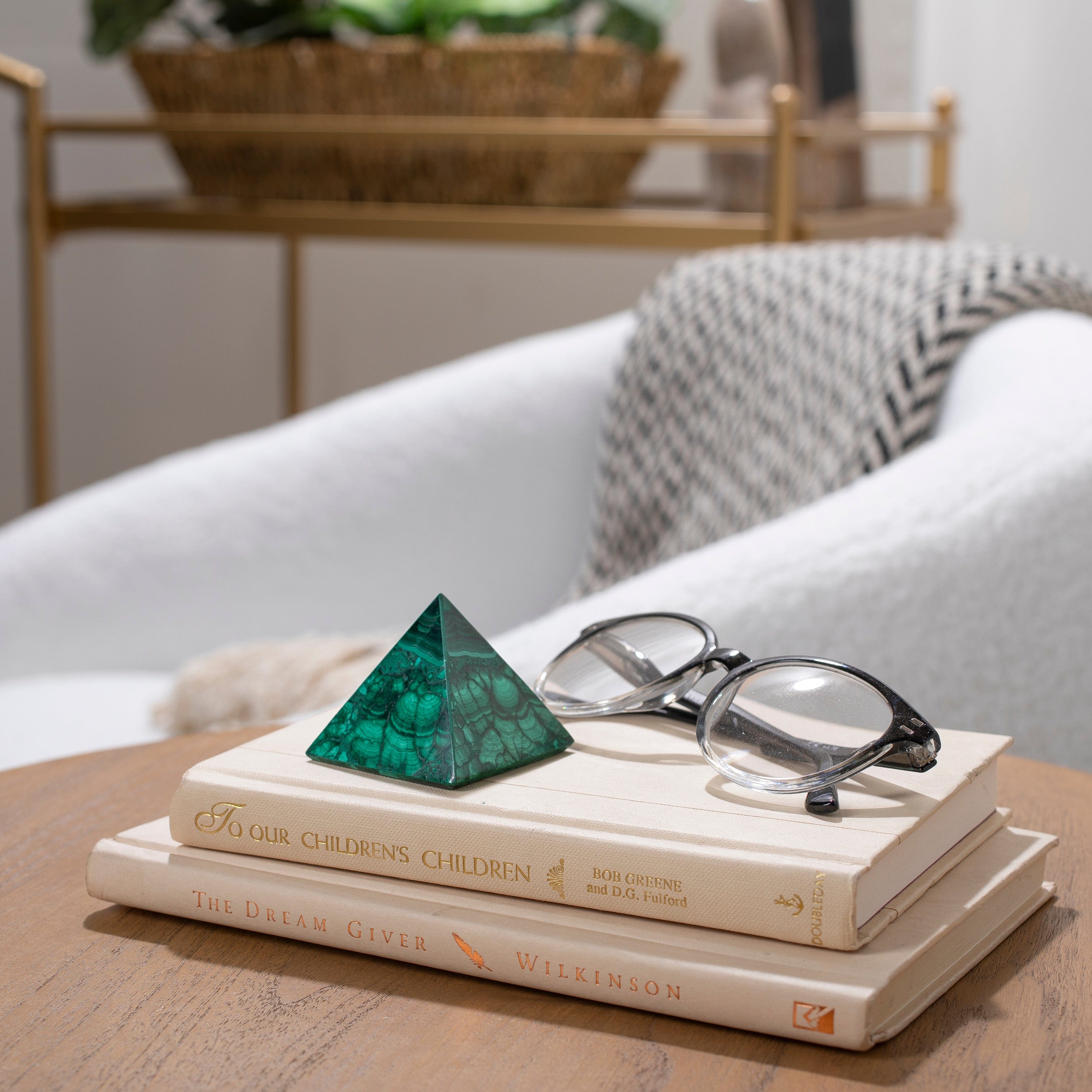 KALIFANO Malachite Pyramid PY300-MA