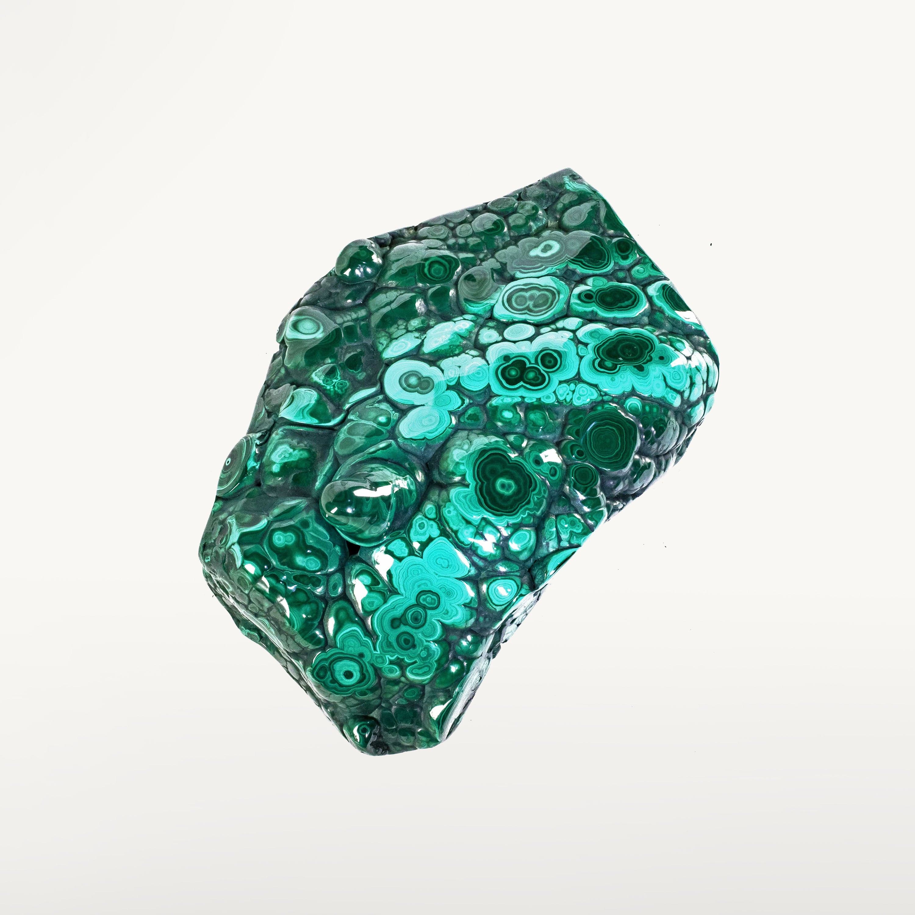 Kalifano Malachite Rare Natural Green Malachite Polished Freeform Specimen from Congo - 3.8 kg / 8.4 lbs MA2500.001