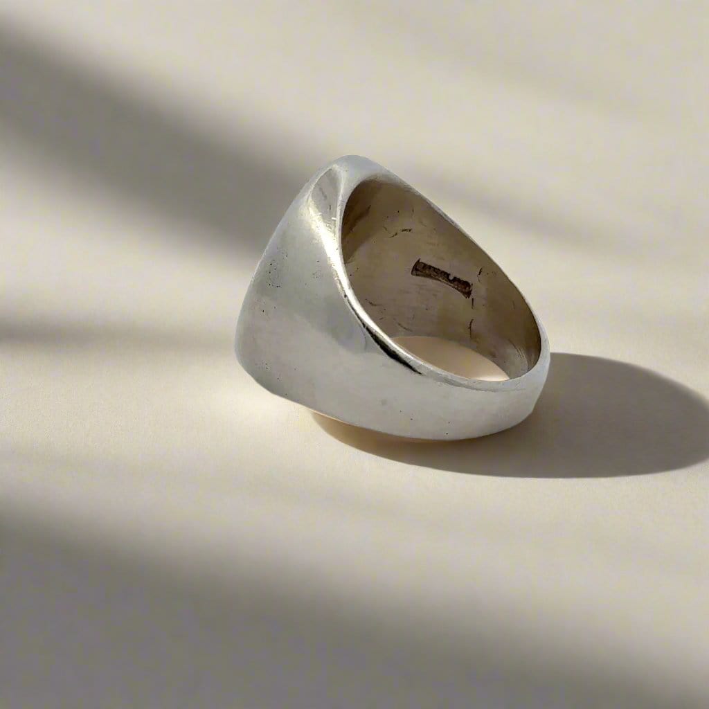 Kalifano Native American Jewelry 10.5 Howling Coyote Hopi USA Native American Made 925 Sterling Silver Ring NAR600.103.105