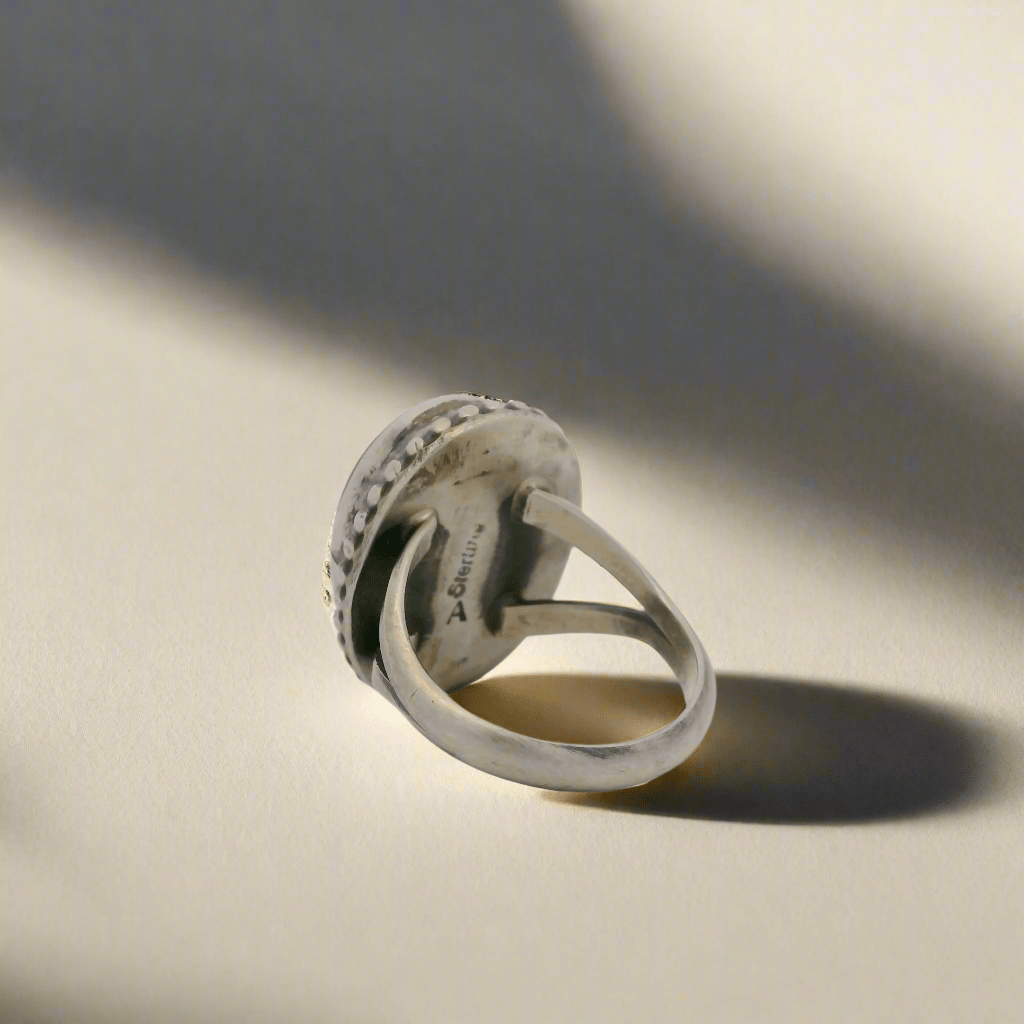 Kalifano Native American Jewelry 6.5 USA Native American Made 925 Sterling Silver Ring NAR400-65