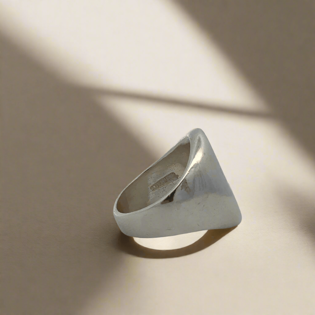 Kalifano Native American Jewelry Butterfly Hopi USA Native American Made 925 Sterling Silver Ring
