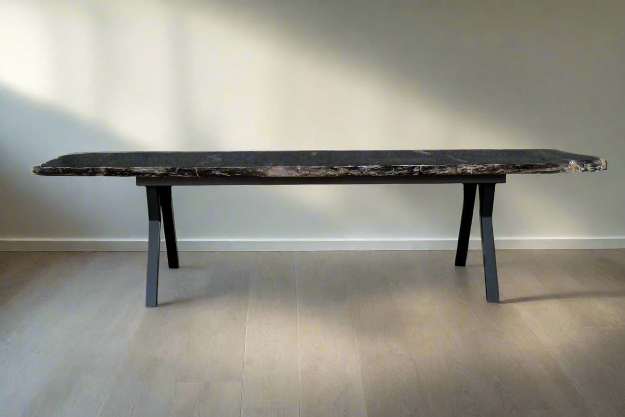 Kalifano Petrified Wood Petrified Wood Dining Table Specimen 122" / 924 lbs PWT130000.001