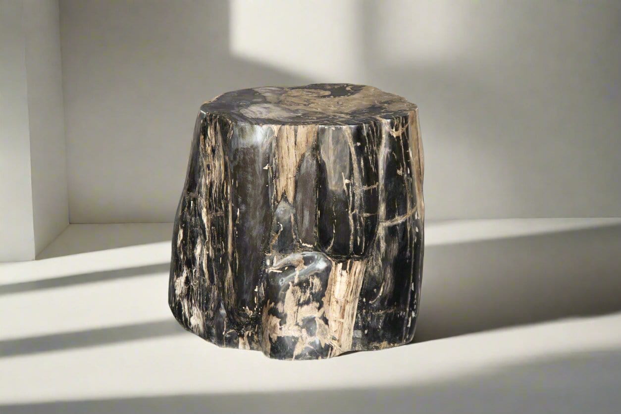 Kalifano Petrified Wood Petrified Wood Round Stump 15" / 231 lbs PWS4200.009