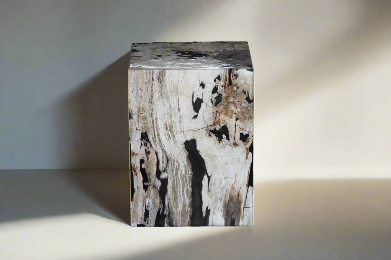 Kalifano Petrified Wood Petrified Wood Square Stump 12" / 178 lbs PWSS5000.003