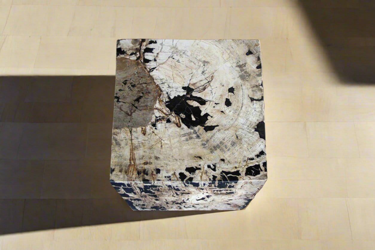 Kalifano Petrified Wood Petrified Wood Square Stump 12" / 178 lbs PWSS5000.003