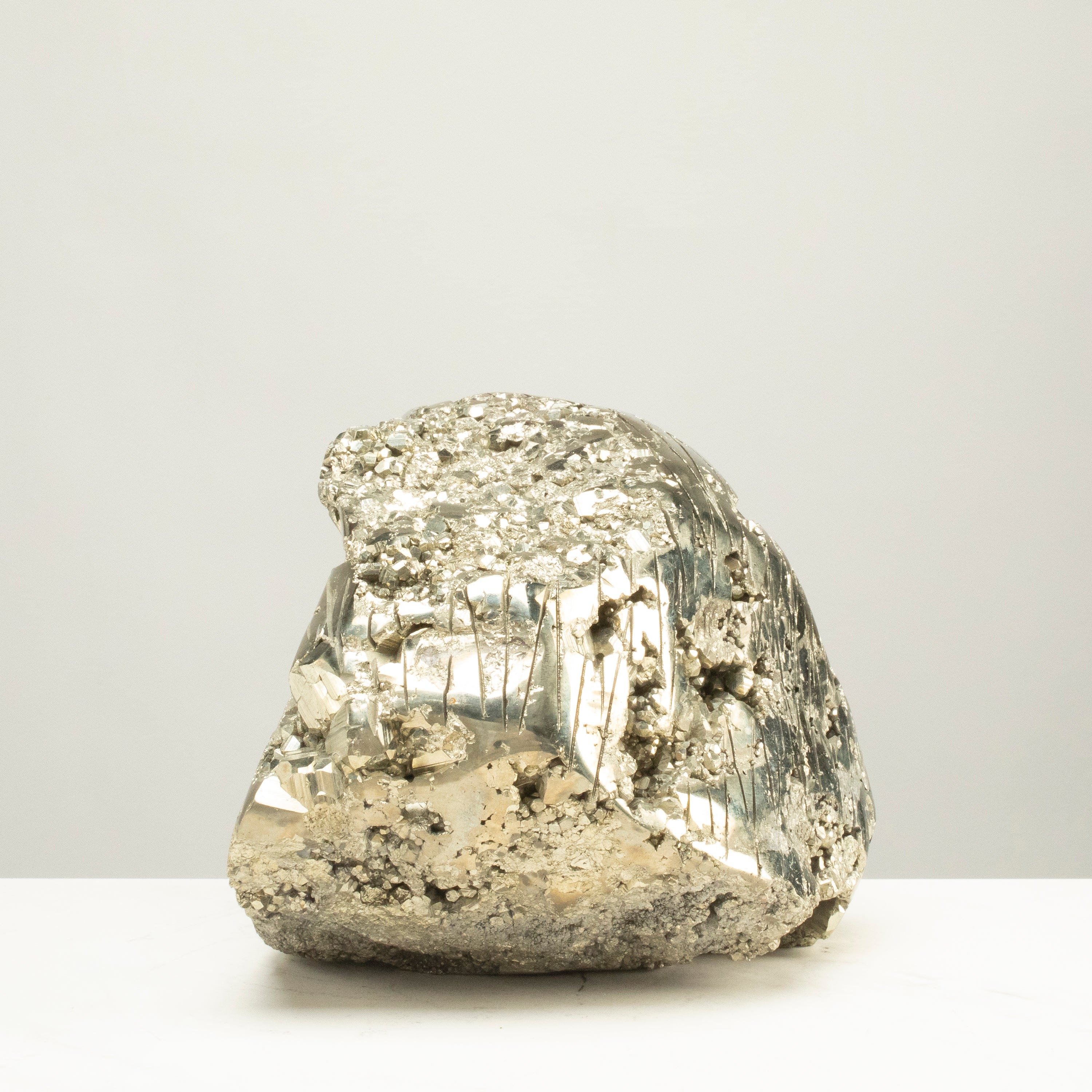 Kalifano Pyrite Peruvian Pyrite Eagle Carving 8" / 12.2lbs PCEAG6200.001