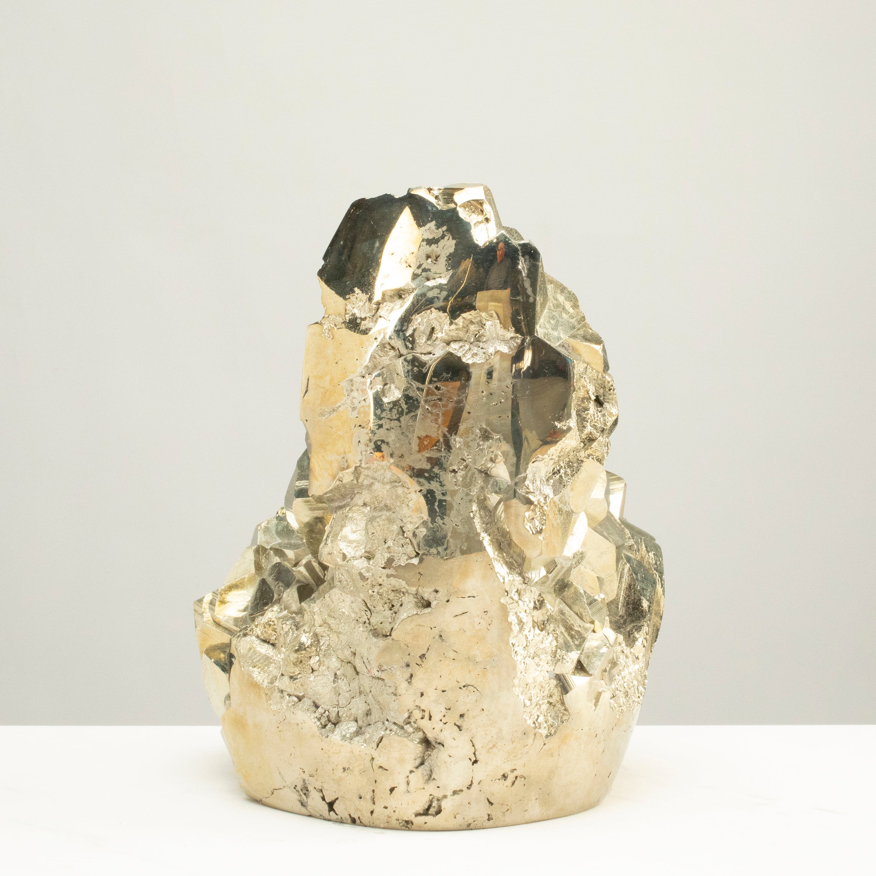 Kalifano Pyrite Peruvian Pyrite Freeform Cocada 7" / 12.9lbs PC7000.001