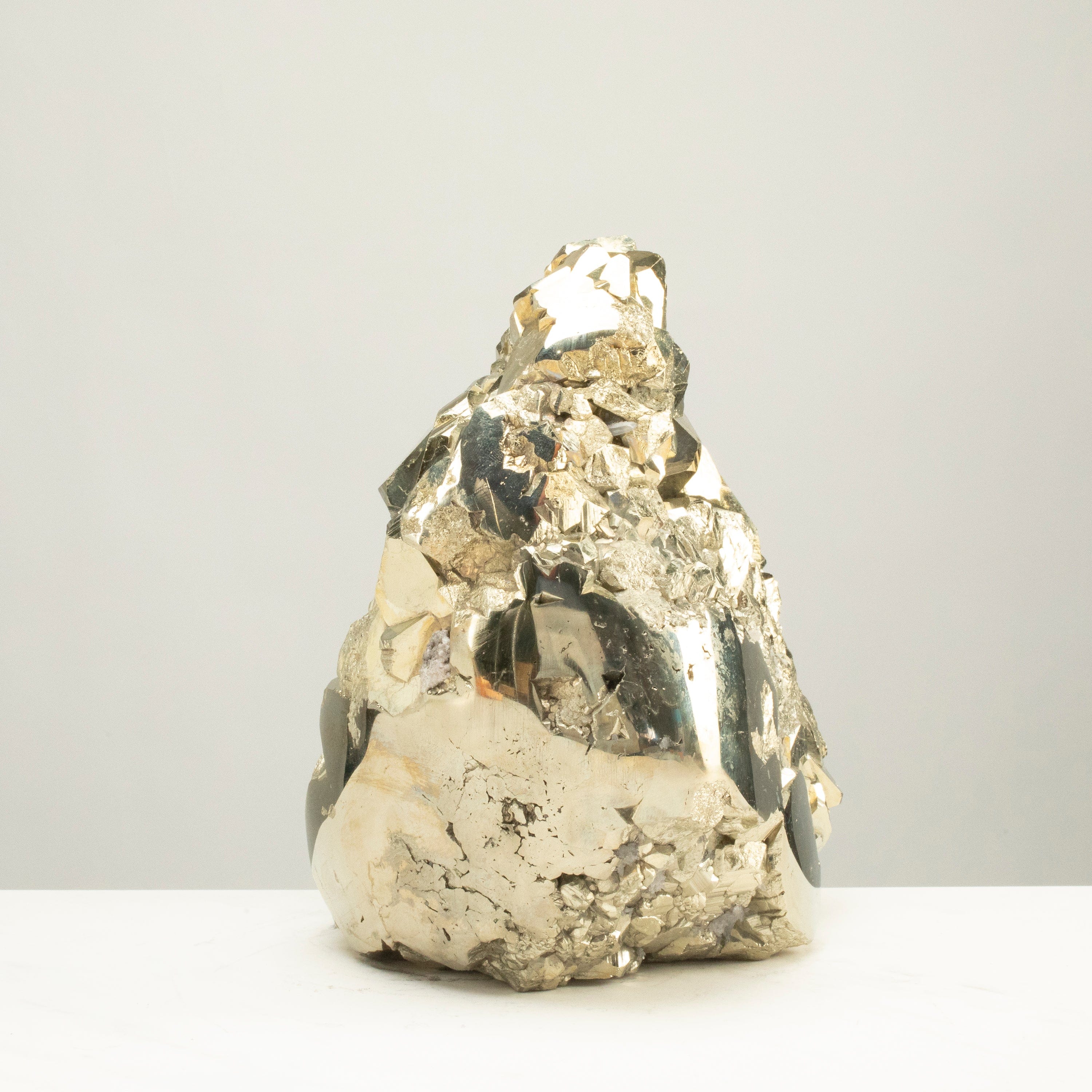 Kalifano Pyrite Peruvian Pyrite Freeform Cocada 8" / 18.7lbs PC9000.001