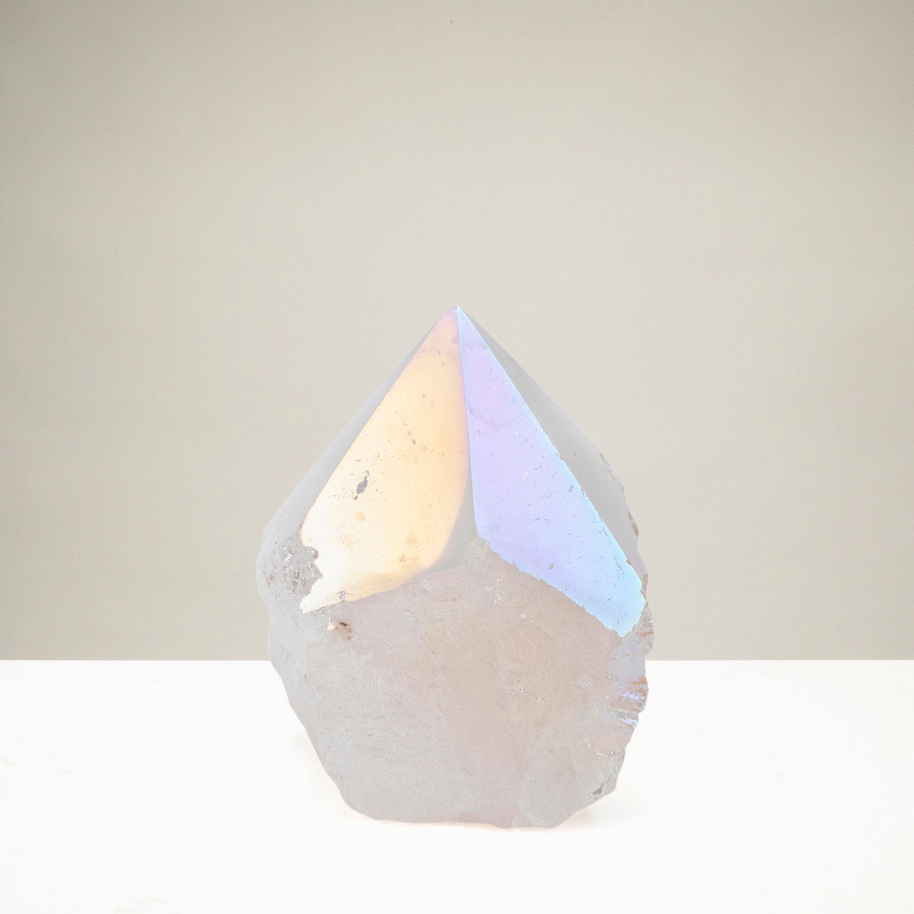 KALIFANO Quartz Aura Borealis Quartz Point - 180 g ABP180-CQ
