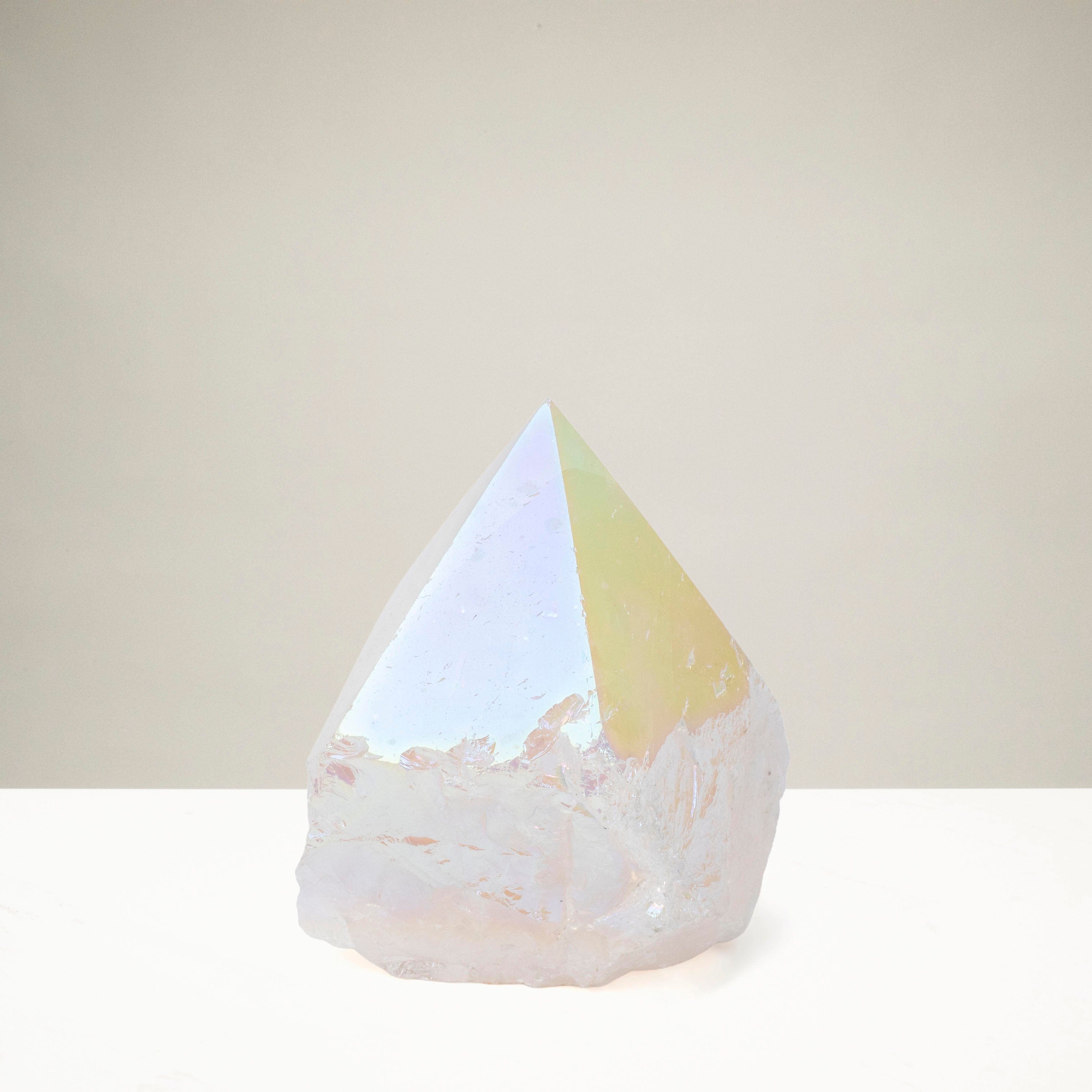 KALIFANO Quartz Aura Borealis Quartz Point - 180 g ABP180-CQ