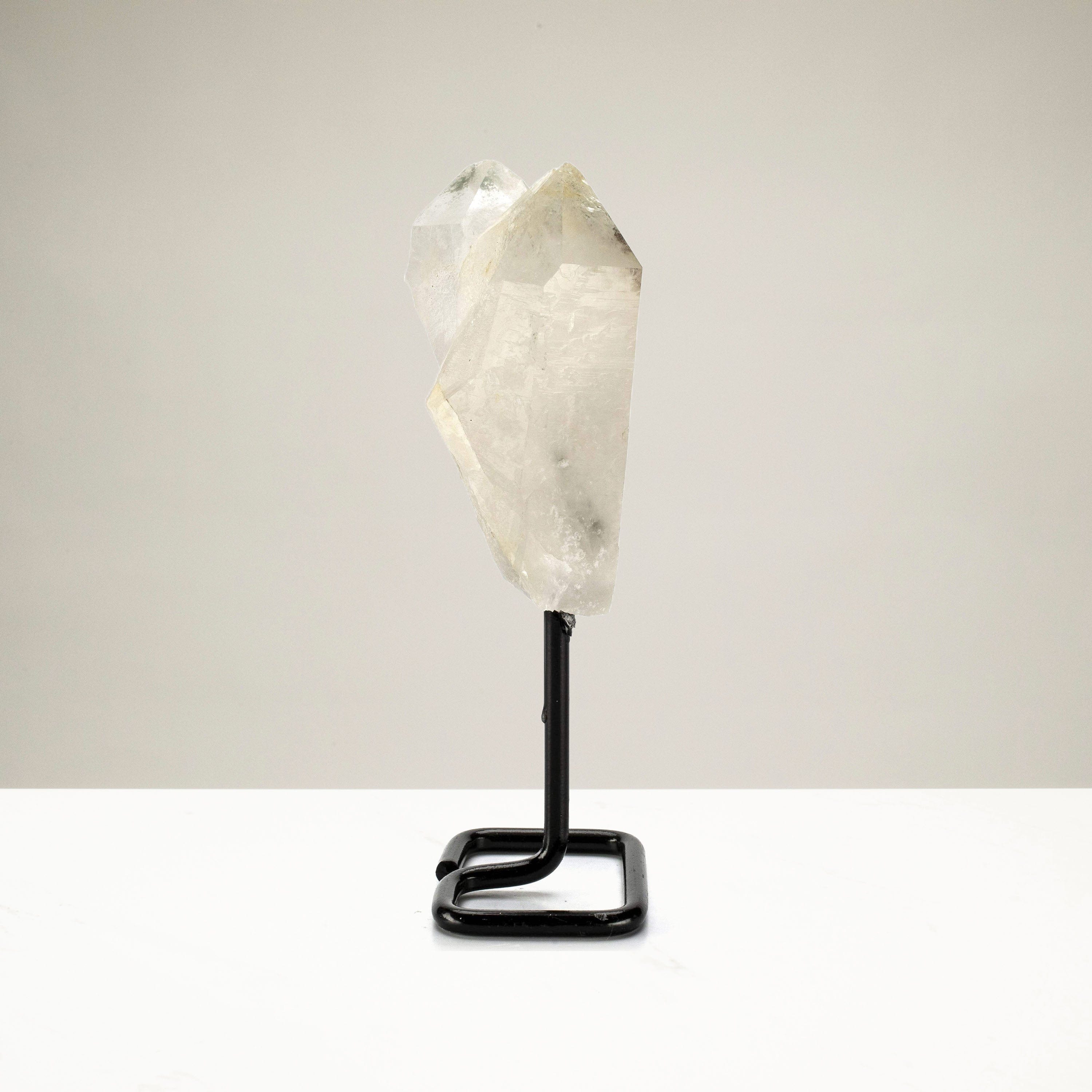 Kalifano Quartz Brazilian Clear Quartz Point on Stand - 1.5 lbs QCP300