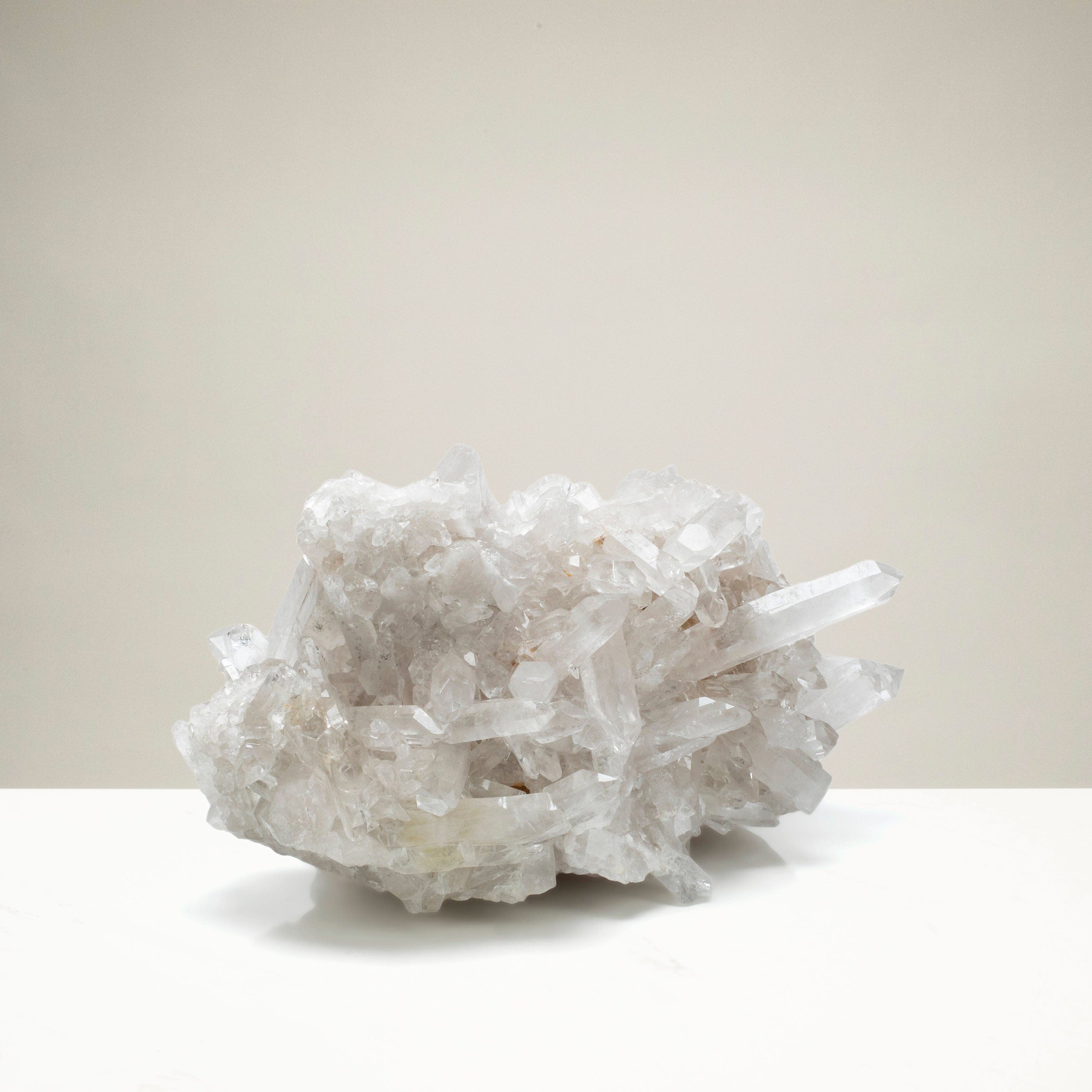 Kalifano Quartz Natural Brazilian Clear Quartz Cluster - 21” / 86 lbs QC72000.002