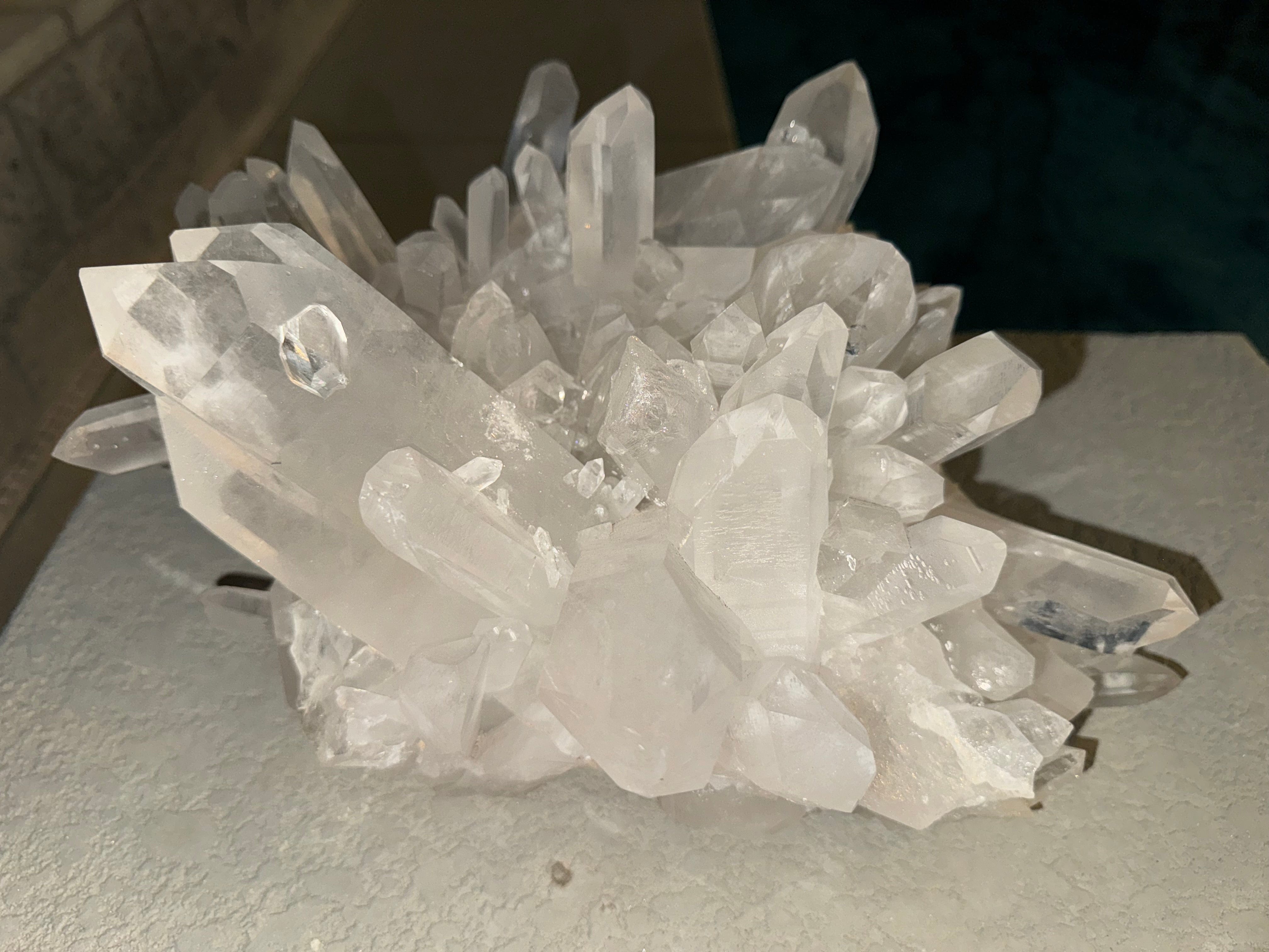 Kalifano Quartz Natural Clear Quartz Cluster Specimen 14" / 31lbs QC72000.005